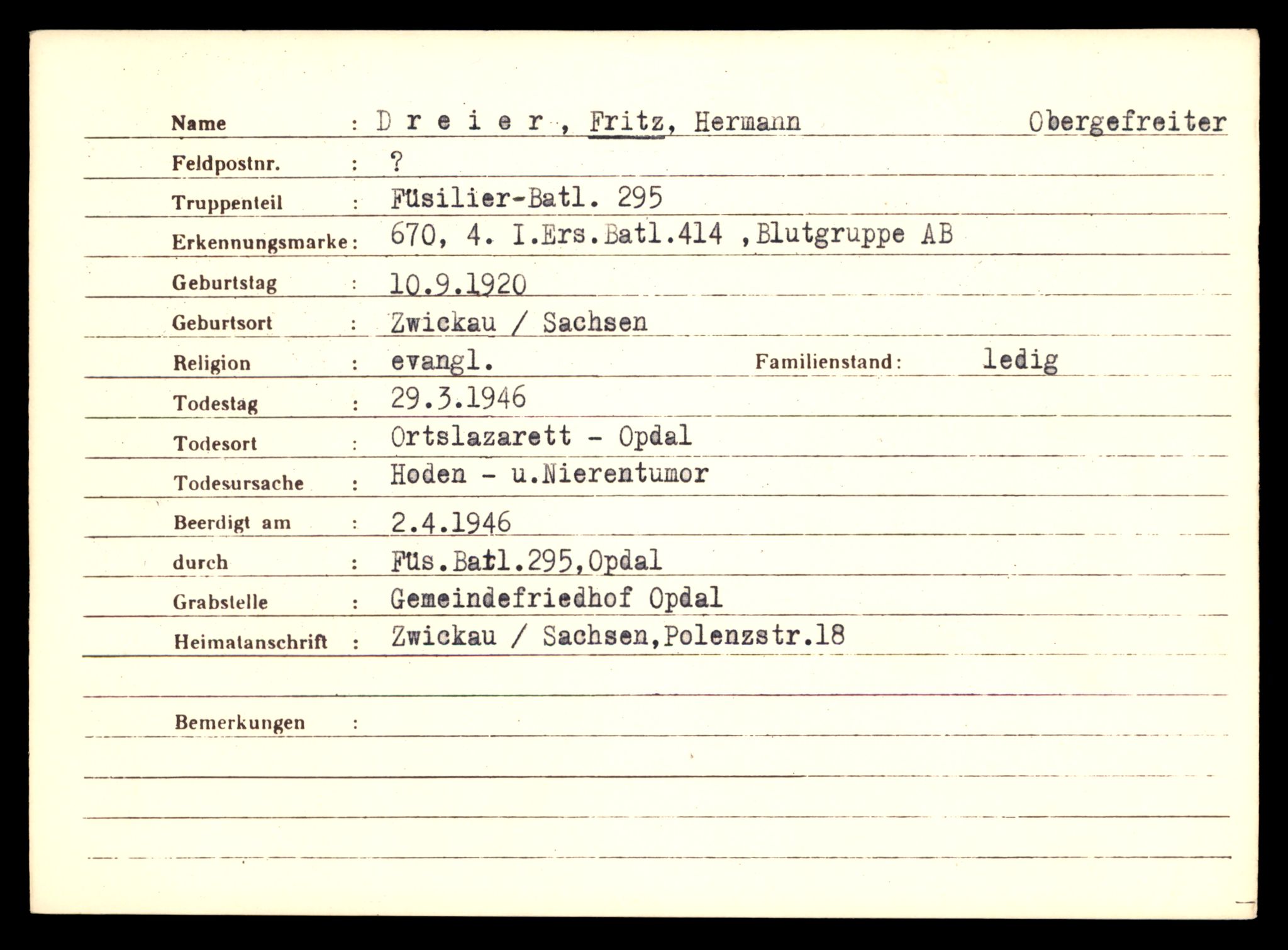 Distriktskontoret for krigsgraver, AV/SAT-A-5030/E/L0005: Kasett/kartotek over falne Britiske og tyske solater, samt andre nasjoners krigsgraver, 1945, s. 2243