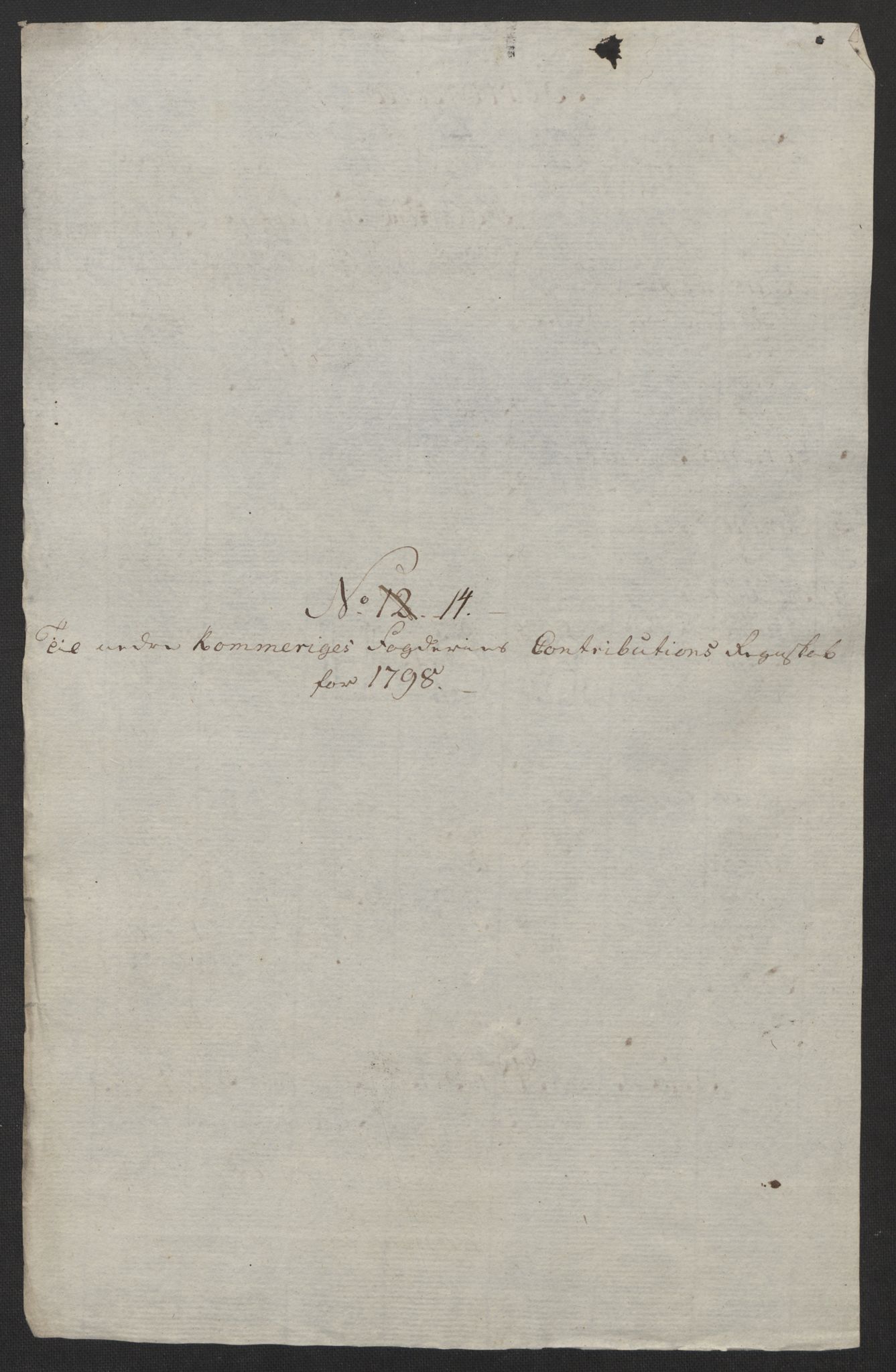 Rentekammeret inntil 1814, Reviderte regnskaper, Fogderegnskap, RA/EA-4092/R11/L0674: Fogderegnskap Nedre Romerike, 1798, s. 114