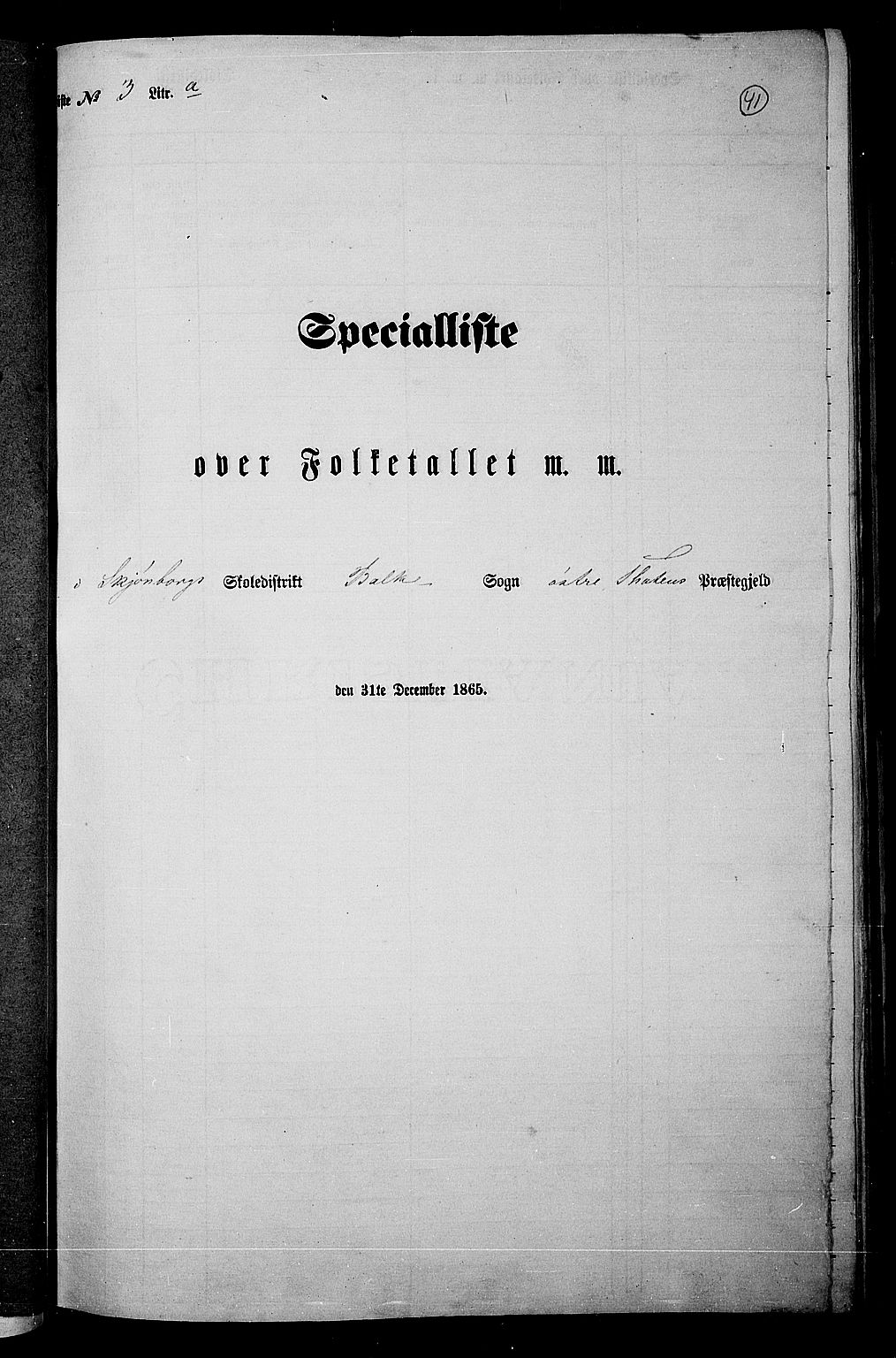 RA, Folketelling 1865 for 0528P Østre Toten prestegjeld, 1865, s. 54