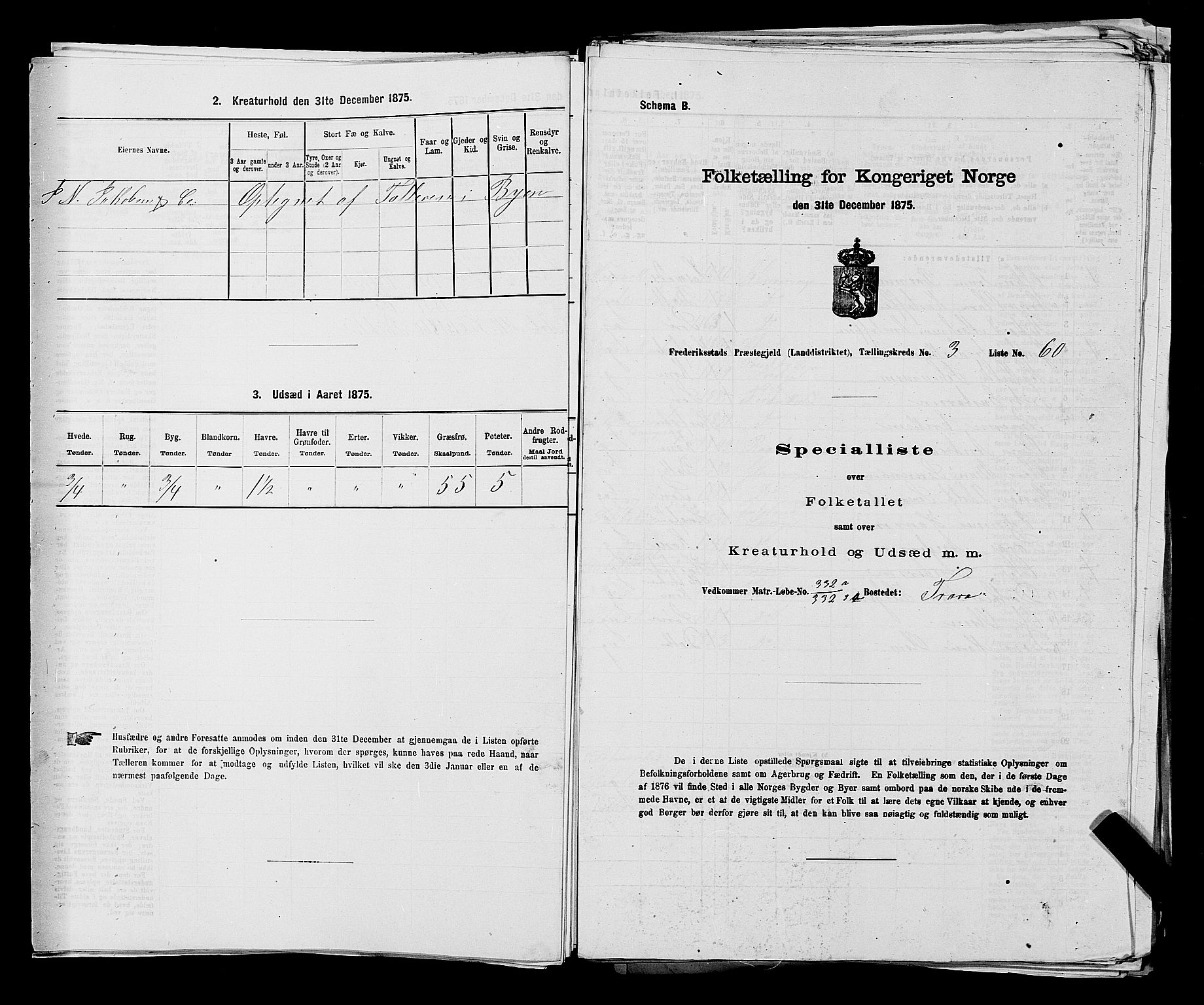 RA, Folketelling 1875 for 0132L Fredrikstad prestegjeld, Glemmen sokn, 1875, s. 414