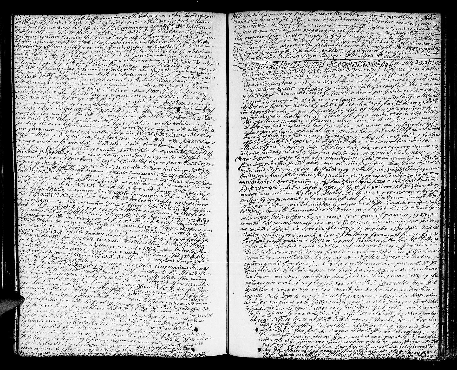 Lier, Røyken og Hurum sorenskriveri, SAKO/A-89/H/Hc/L0005: Skifteprotokoll, 1760-1774, s. 486b-487a
