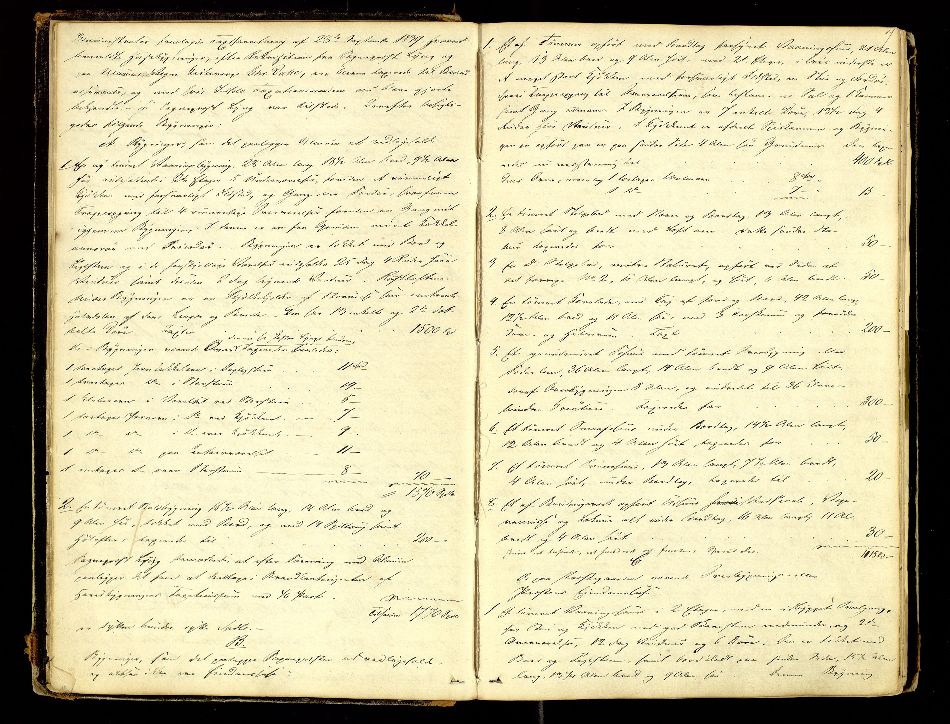 Norges Brannkasse, Fåberg, AV/SAH-NBRANF-041/F/L0001: Branntakstprotokoll, 1846-1915, s. 6b-7a
