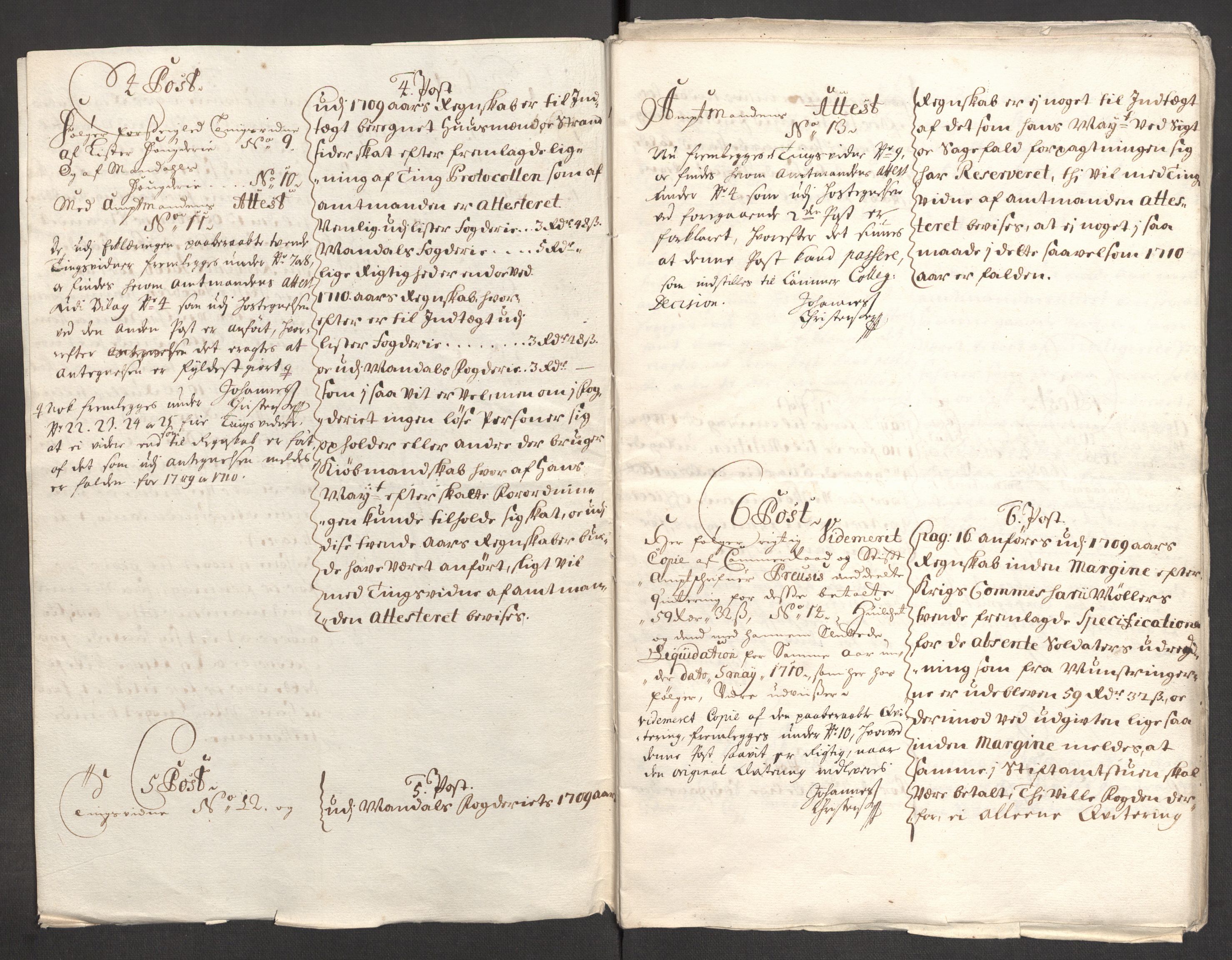Rentekammeret inntil 1814, Reviderte regnskaper, Fogderegnskap, RA/EA-4092/R43/L2553: Fogderegnskap Lista og Mandal, 1710, s. 138