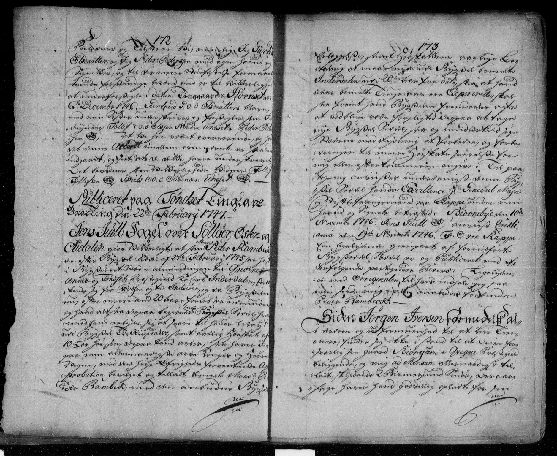 Østerdalen sorenskriveri, SAH/TING-032/H/Hb/L0004: Pantebok nr. 4, 1744-1756, s. 172-173
