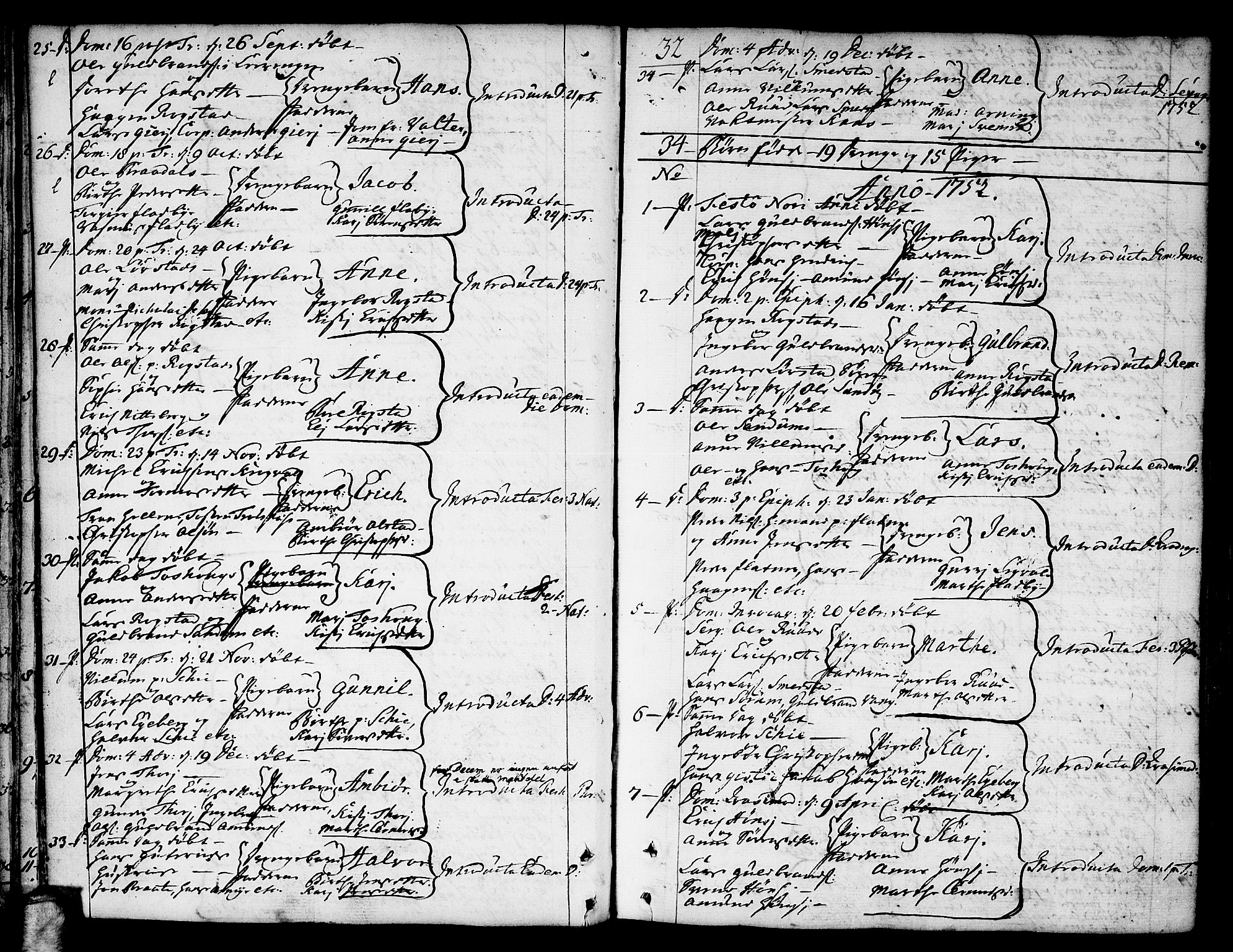 Gjerdrum prestekontor Kirkebøker, AV/SAO-A-10412b/F/Fa/L0002: Ministerialbok nr. I 2, 1737-1797, s. 32