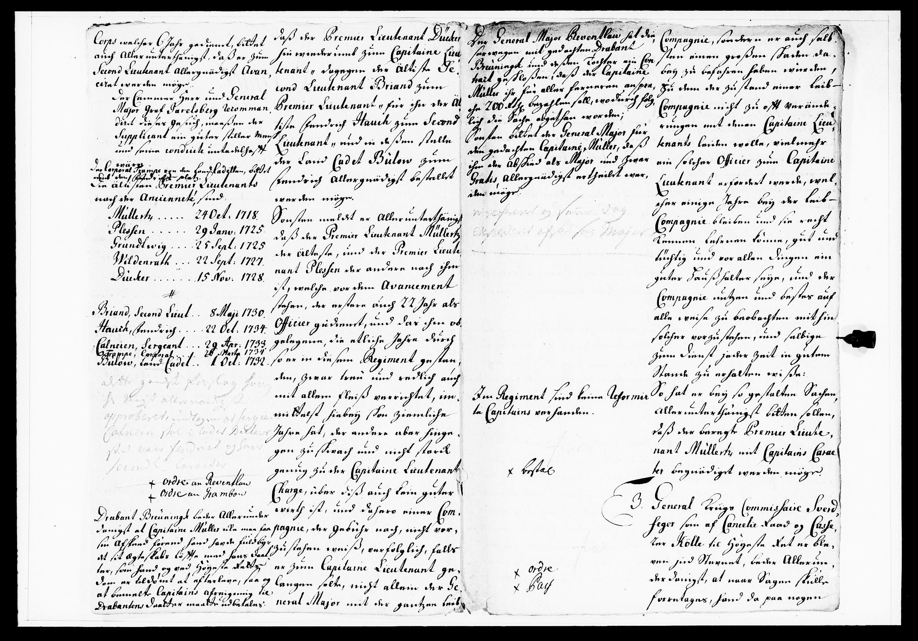 Krigskollegiet, Krigskancelliet, DRA/A-0006/-/1130-1137: Refererede sager, 1736, s. 51