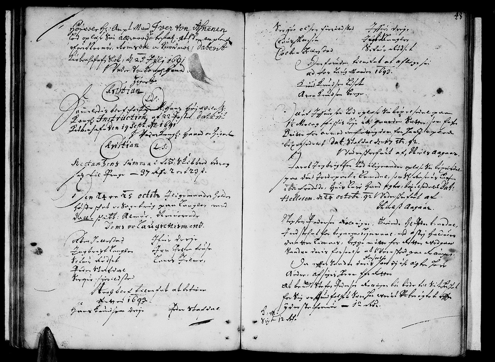 Sunnmøre sorenskriveri, AV/SAT-A-0005/1/1A/L0015: Tingbok 14, 1691-1693, s. 47b-48a