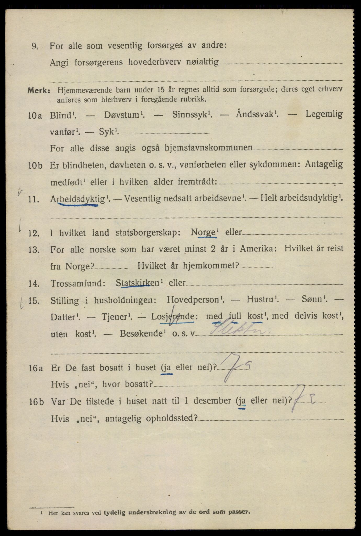 SAO, Folketelling 1920 for 0301 Kristiania kjøpstad, 1920, s. 527342