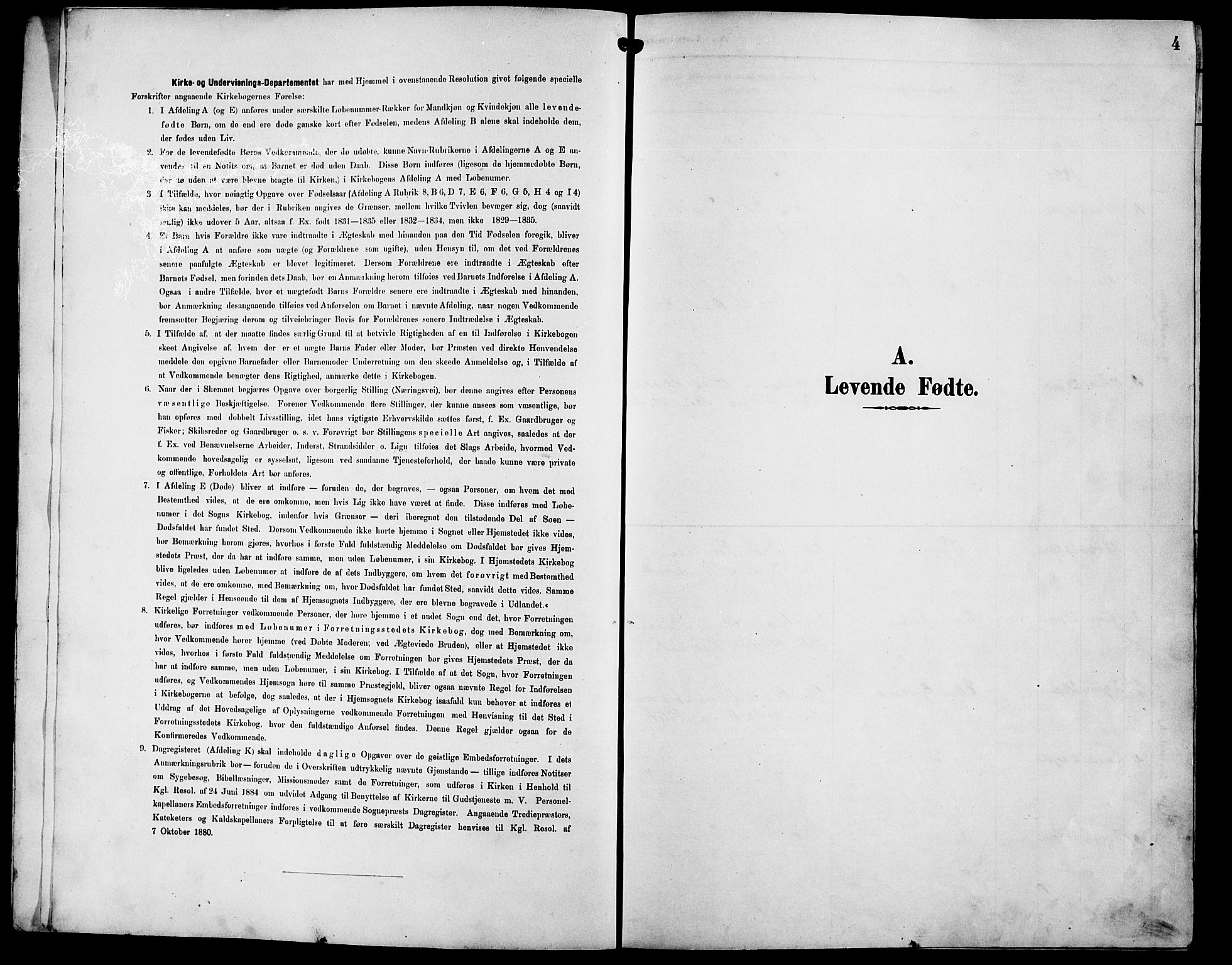 Rennesøy sokneprestkontor, SAST/A -101827/H/Ha/Hab/L0012: Klokkerbok nr. B 11, 1894-1924, s. 4