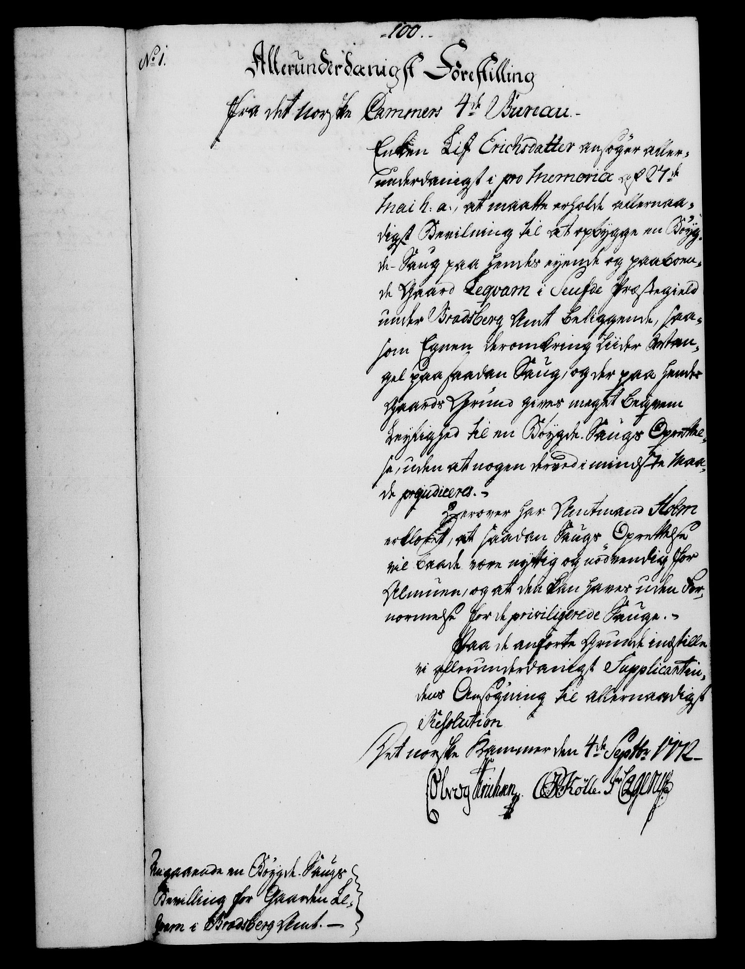 Rentekammeret, Kammerkanselliet, RA/EA-3111/G/Gf/Gfa/L0054: Norsk relasjons- og resolusjonsprotokoll (merket RK 52.54), 1771-1772, s. 599