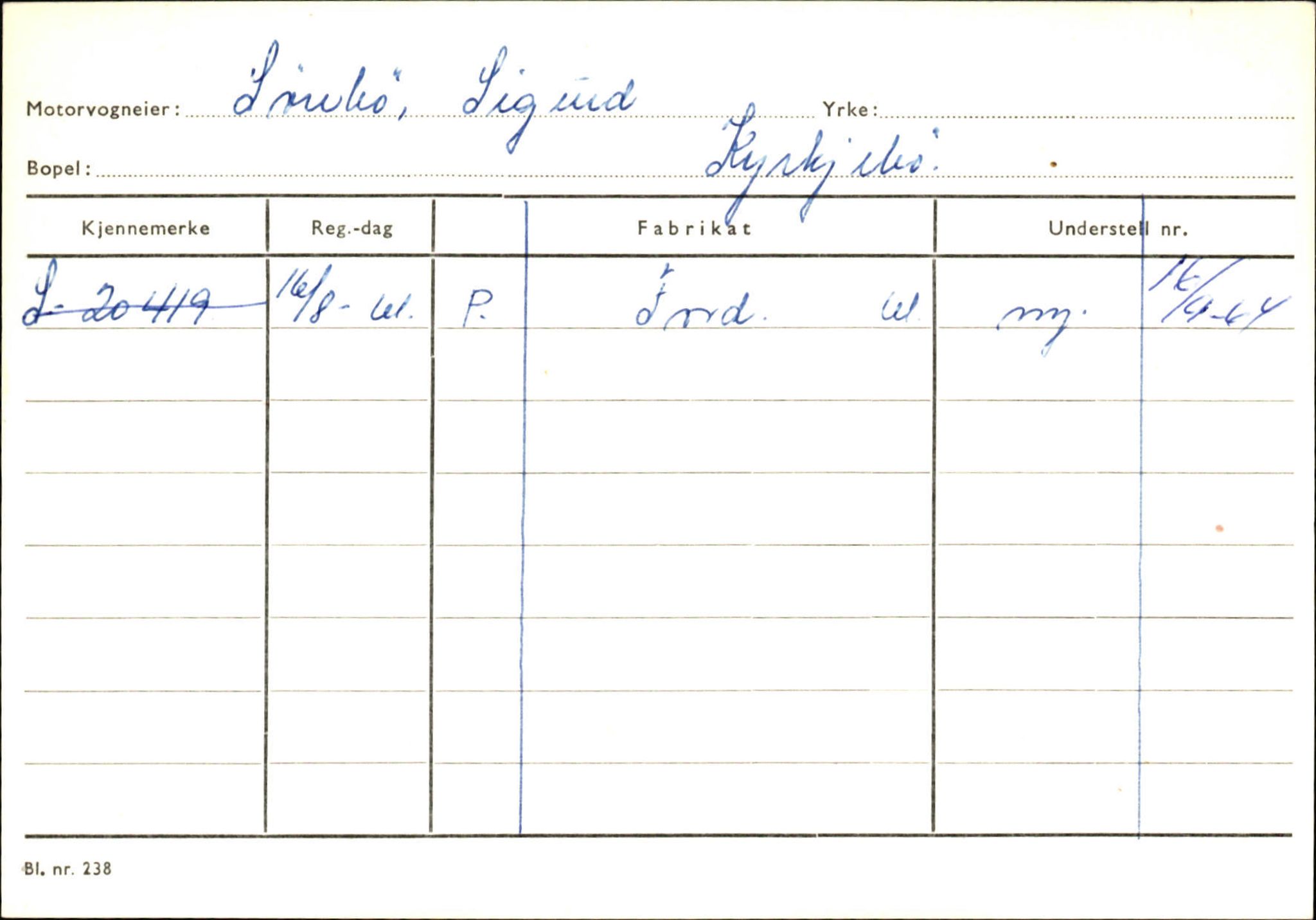 Statens vegvesen, Sogn og Fjordane vegkontor, AV/SAB-A-5301/4/F/L0131: Eigarregister Høyanger P-Å. Stryn S-Å, 1945-1975, s. 540