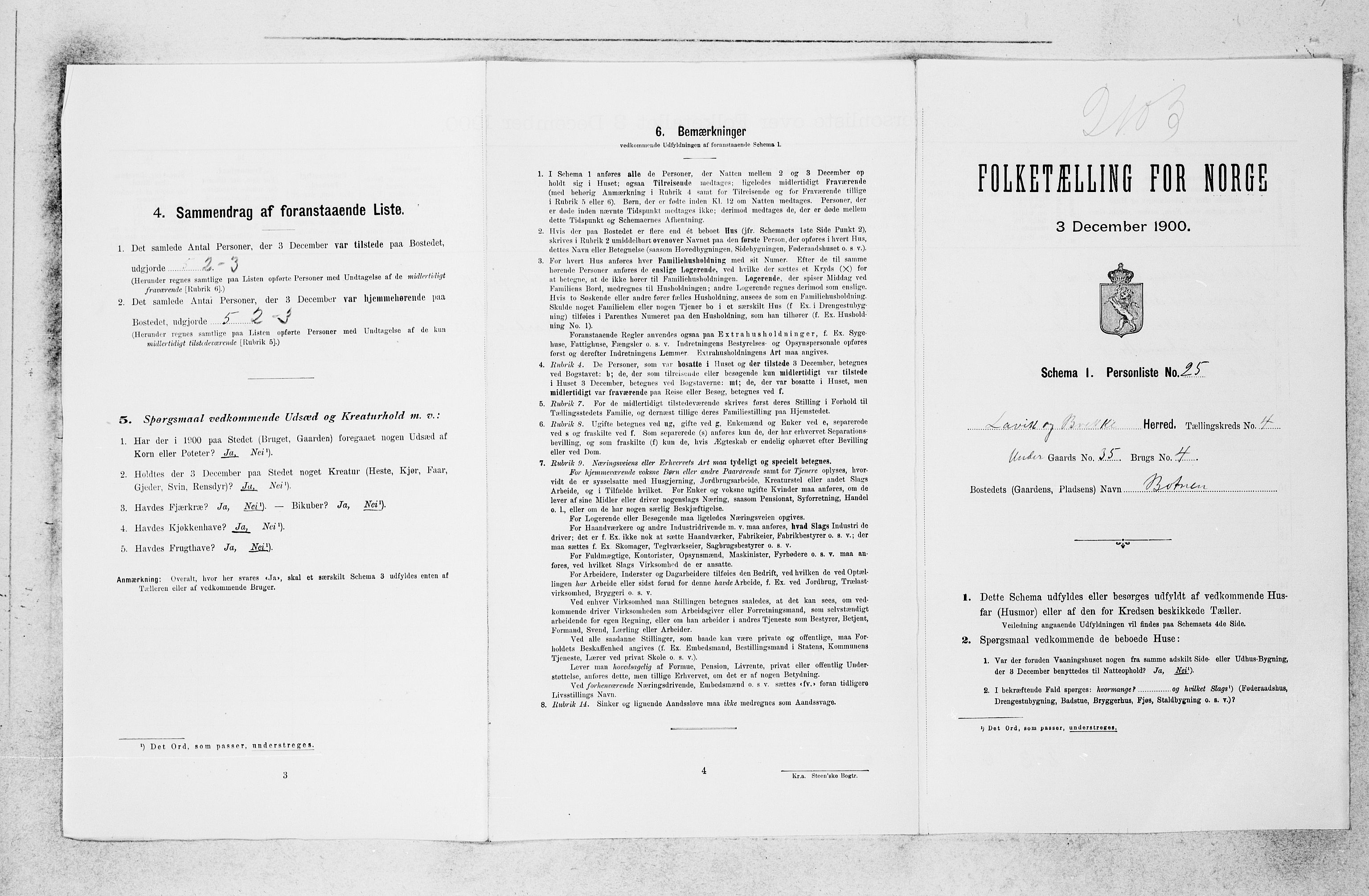 SAB, Folketelling 1900 for 1415 Lavik og Brekke herred, 1900, s. 295