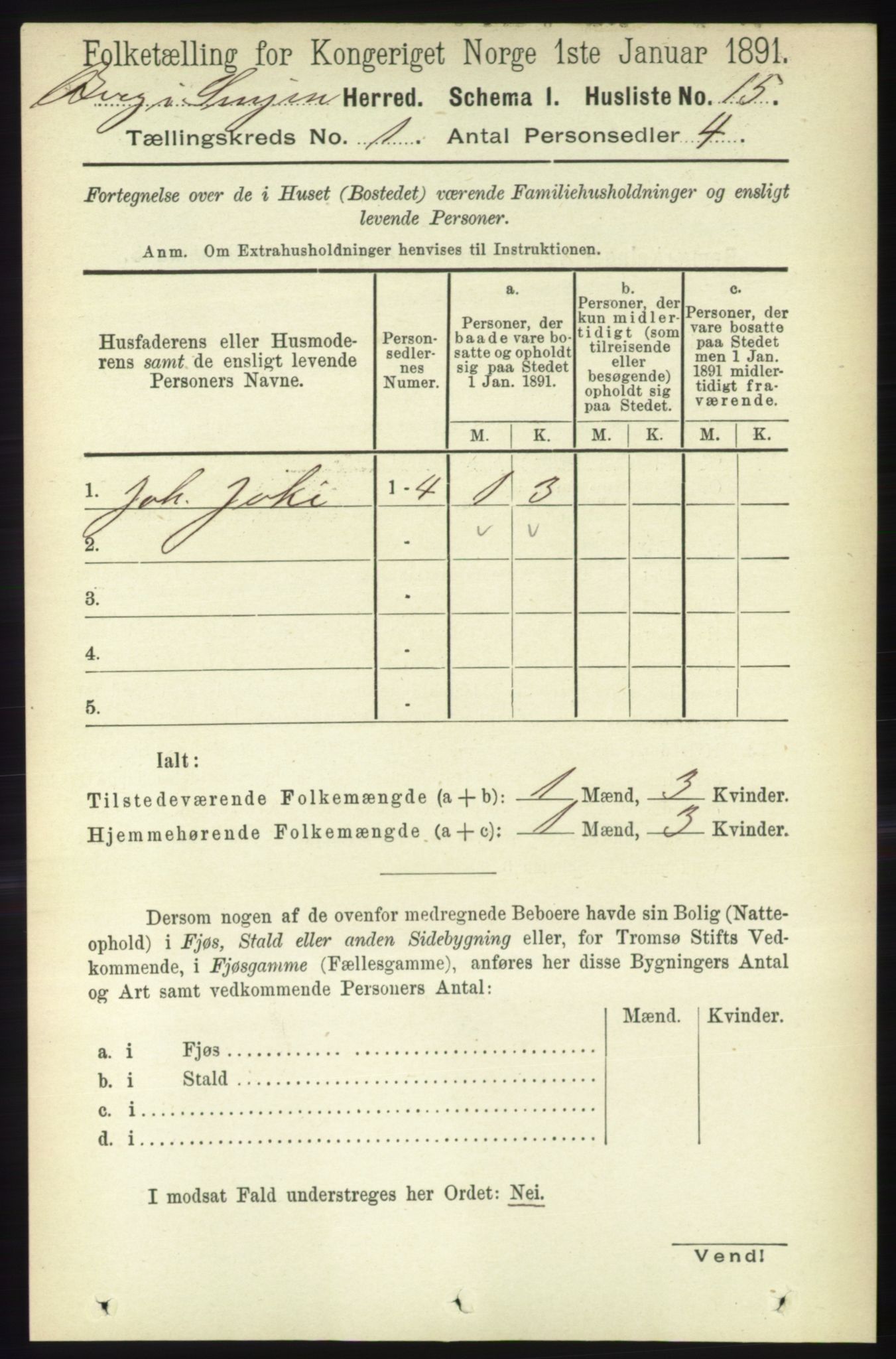 RA, Folketelling 1891 for 1929 Berg herred, 1891, s. 28