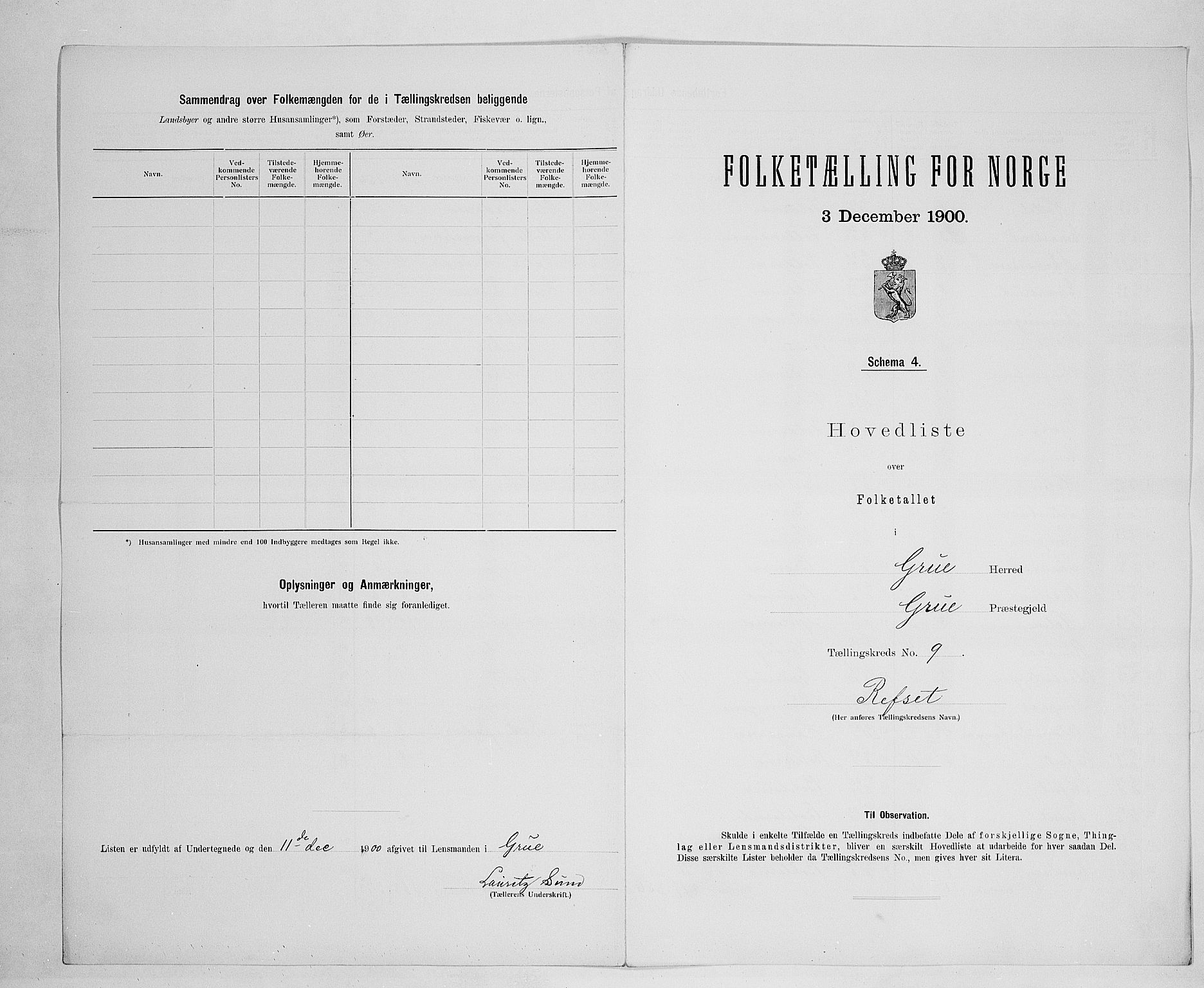 SAH, Folketelling 1900 for 0423 Grue herred, 1900, s. 40