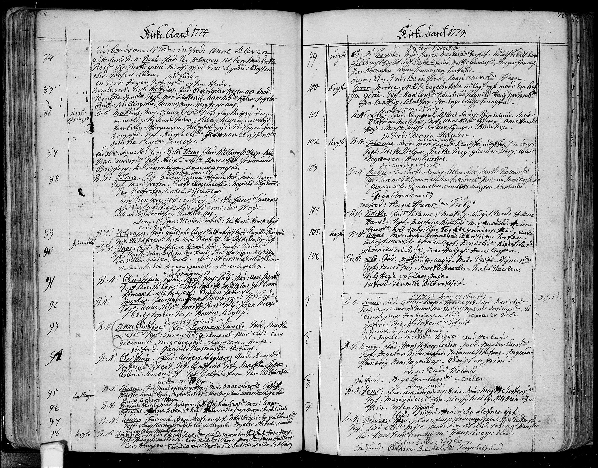 Eidsberg prestekontor Kirkebøker, SAO/A-10905/F/Fa/L0004: Ministerialbok nr. I 4, 1759-1788, s. 74