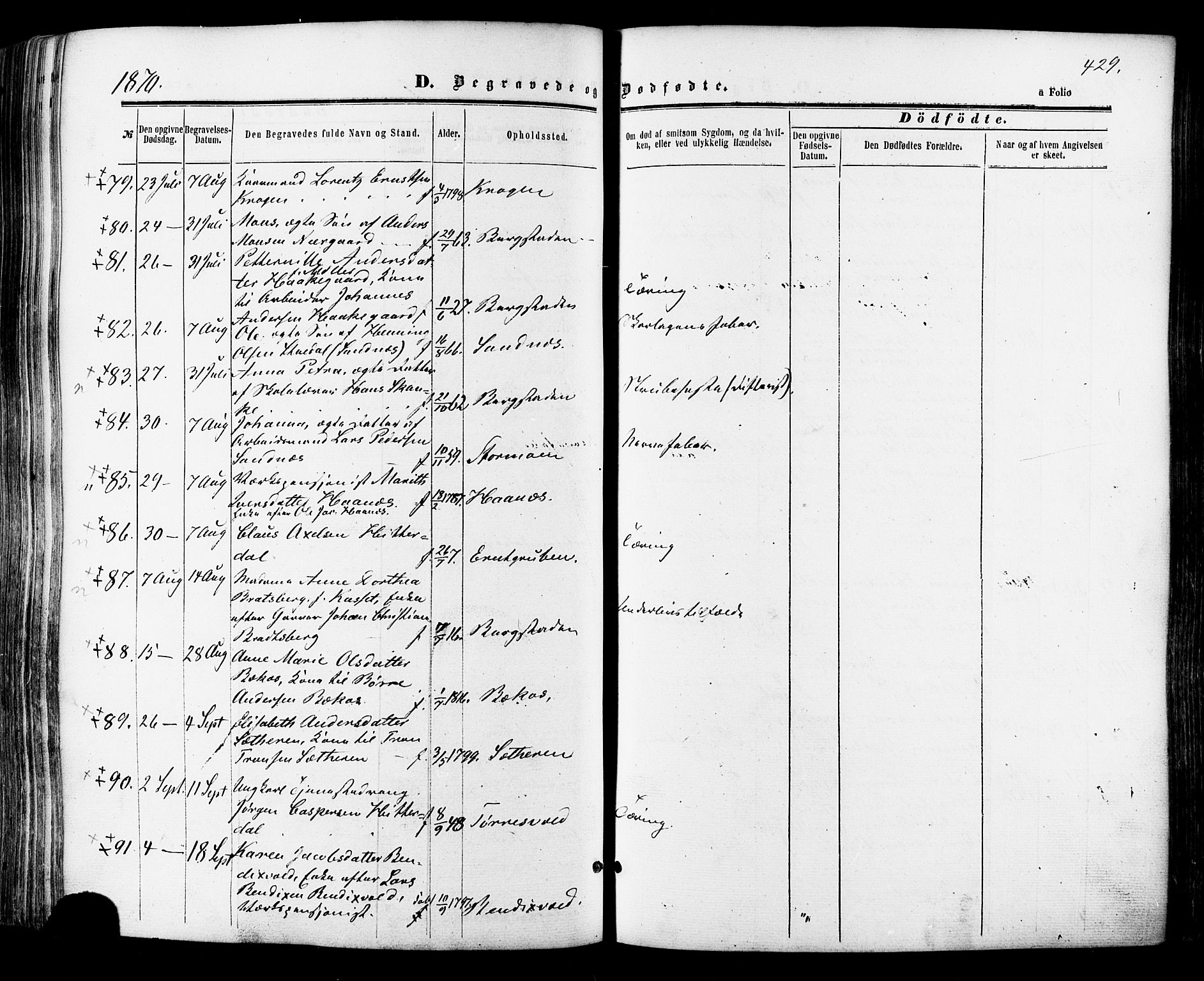 Ministerialprotokoller, klokkerbøker og fødselsregistre - Sør-Trøndelag, SAT/A-1456/681/L0932: Ministerialbok nr. 681A10, 1860-1878, s. 429