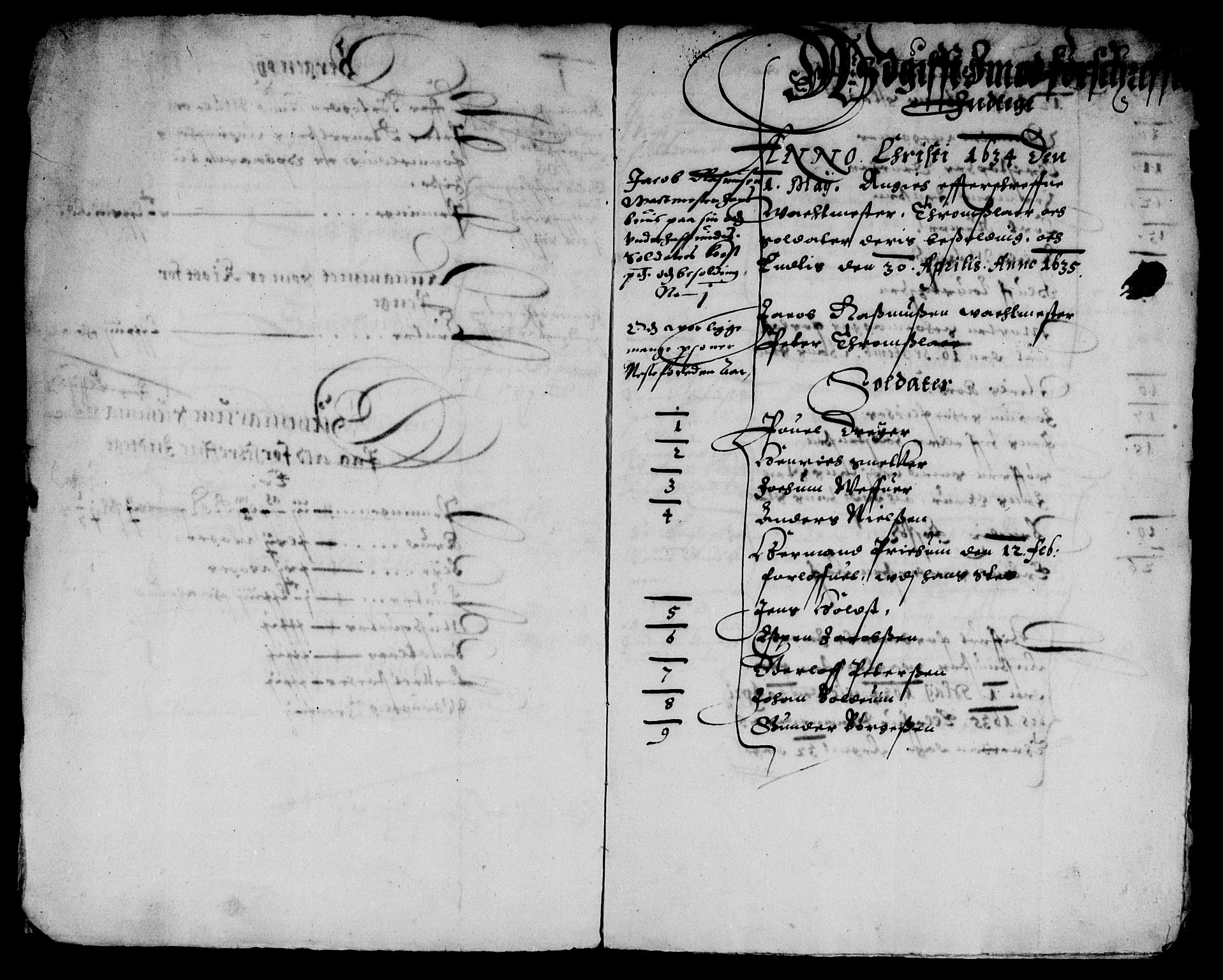 Rentekammeret inntil 1814, Reviderte regnskaper, Lensregnskaper, AV/RA-EA-5023/R/Rb/Rbt/L0069: Bergenhus len, 1634-1636