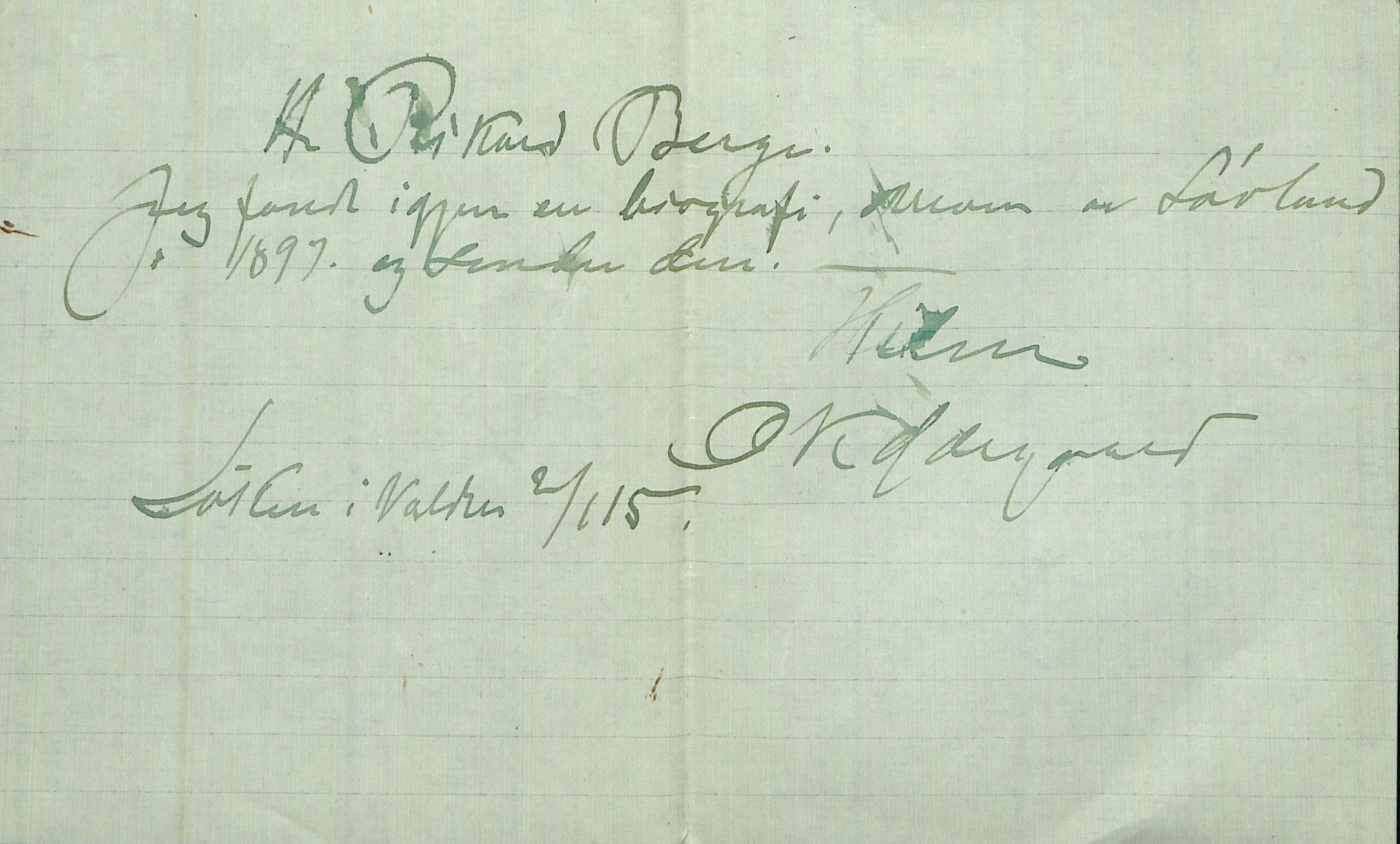 Rikard Berge, TEMU/TGM-A-1003/F/L0008/0033: 300-340 / 332 Biografiar, 1915, s. 19