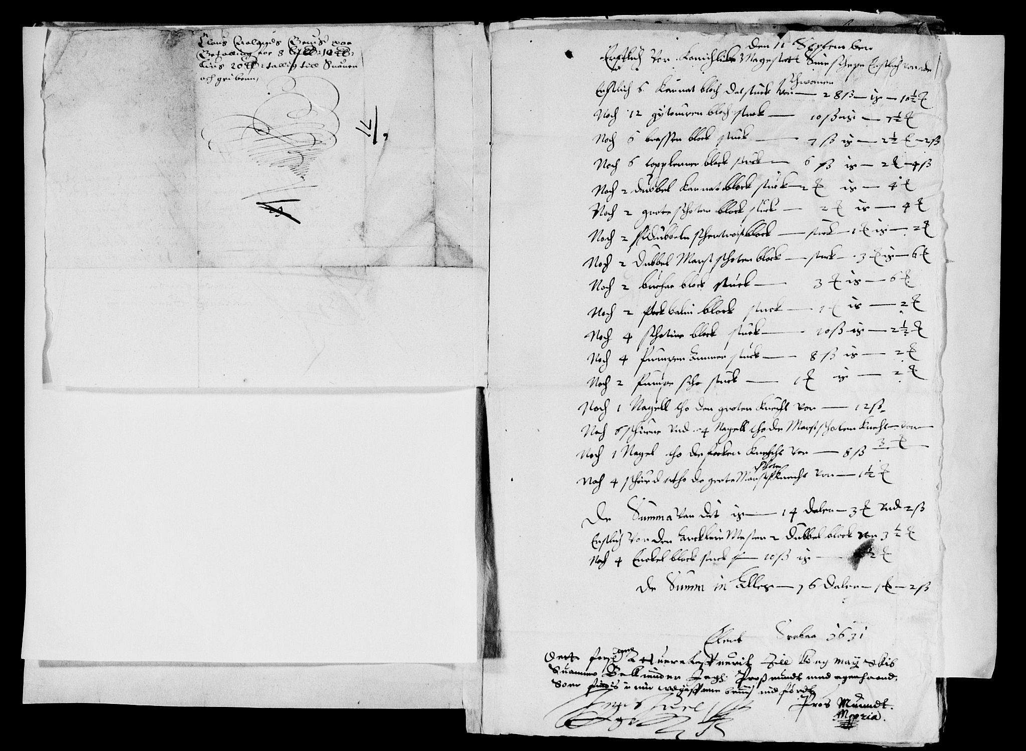 Rentekammeret inntil 1814, Reviderte regnskaper, Lensregnskaper, AV/RA-EA-5023/R/Rb/Rbt/L0058: Bergenhus len, 1631-1632
