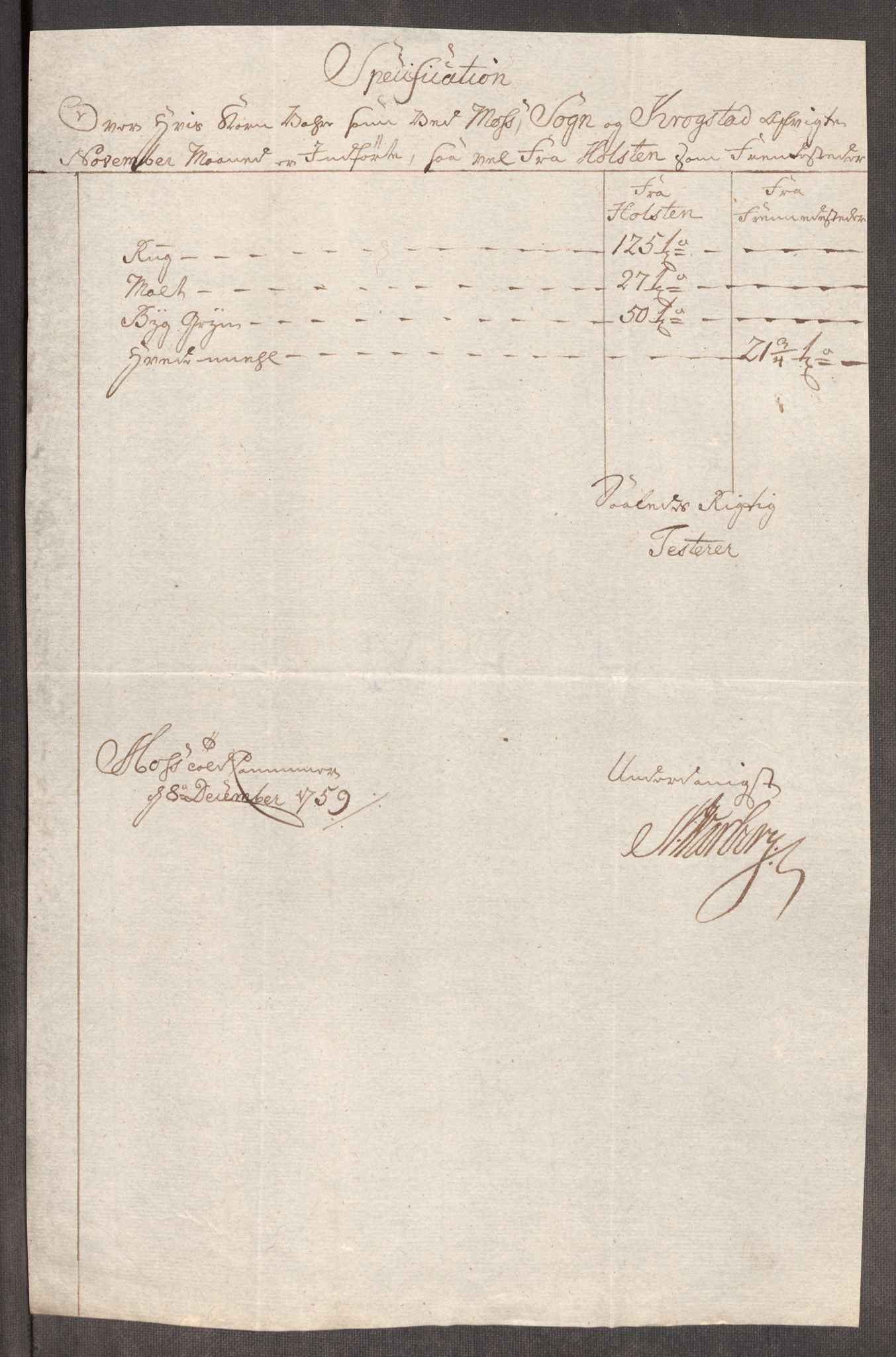 Rentekammeret inntil 1814, Realistisk ordnet avdeling, AV/RA-EA-4070/Oe/L0006: [Ø1]: Priskuranter, 1758-1760, s. 422