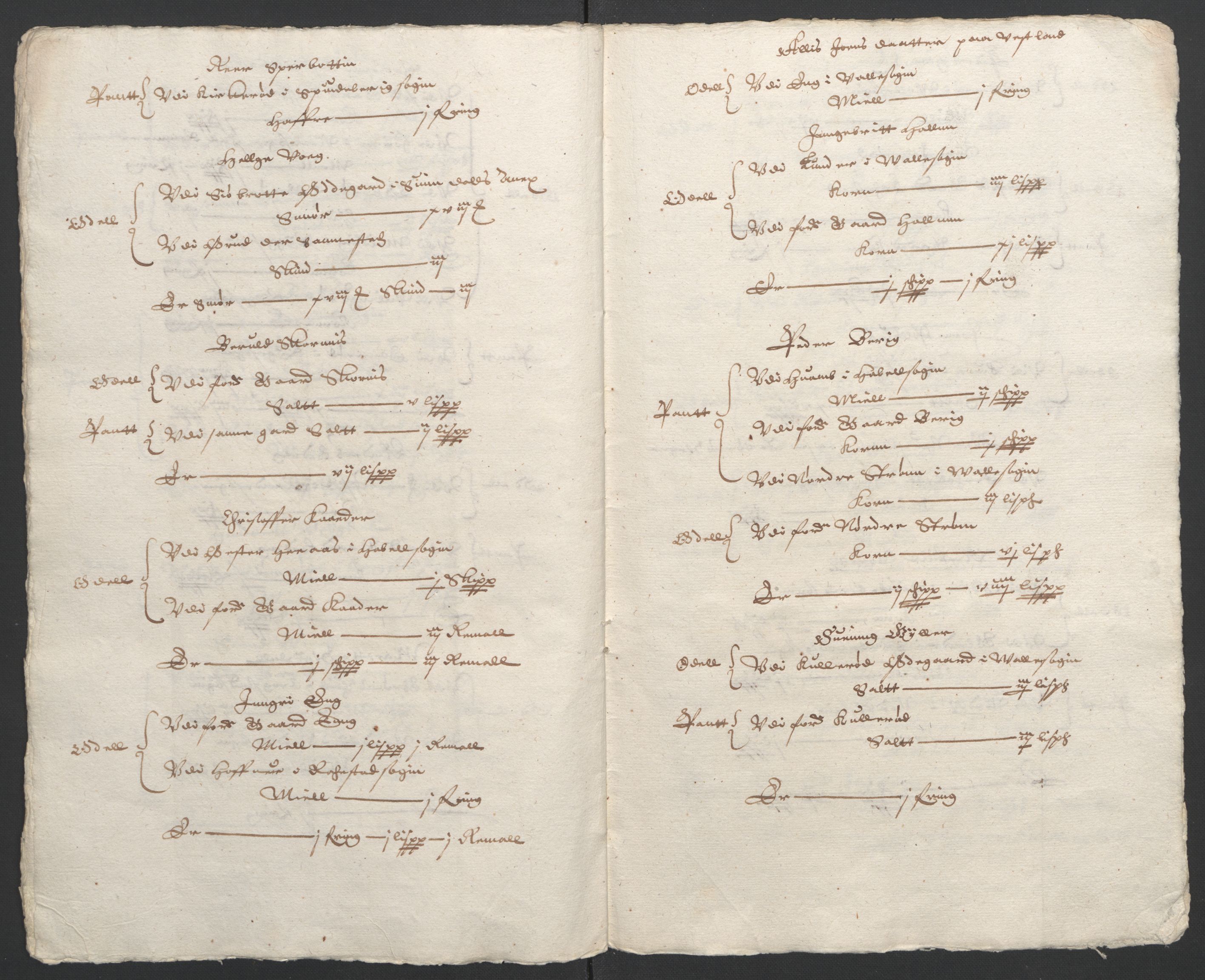 Stattholderembetet 1572-1771, AV/RA-EA-2870/Ek/L0009/0001: Jordebøker til utlikning av rosstjeneste 1624-1626: / Odelsjordebøker for noen vikværske len, 1624-1626, s. 83