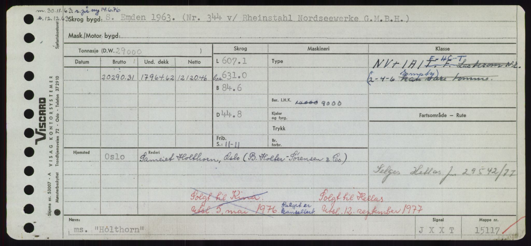 Sjøfartsdirektoratet med forløpere, Skipsmålingen, RA/S-1627/H/Hd/L0017: Fartøy, Holi-Hå, s. 37