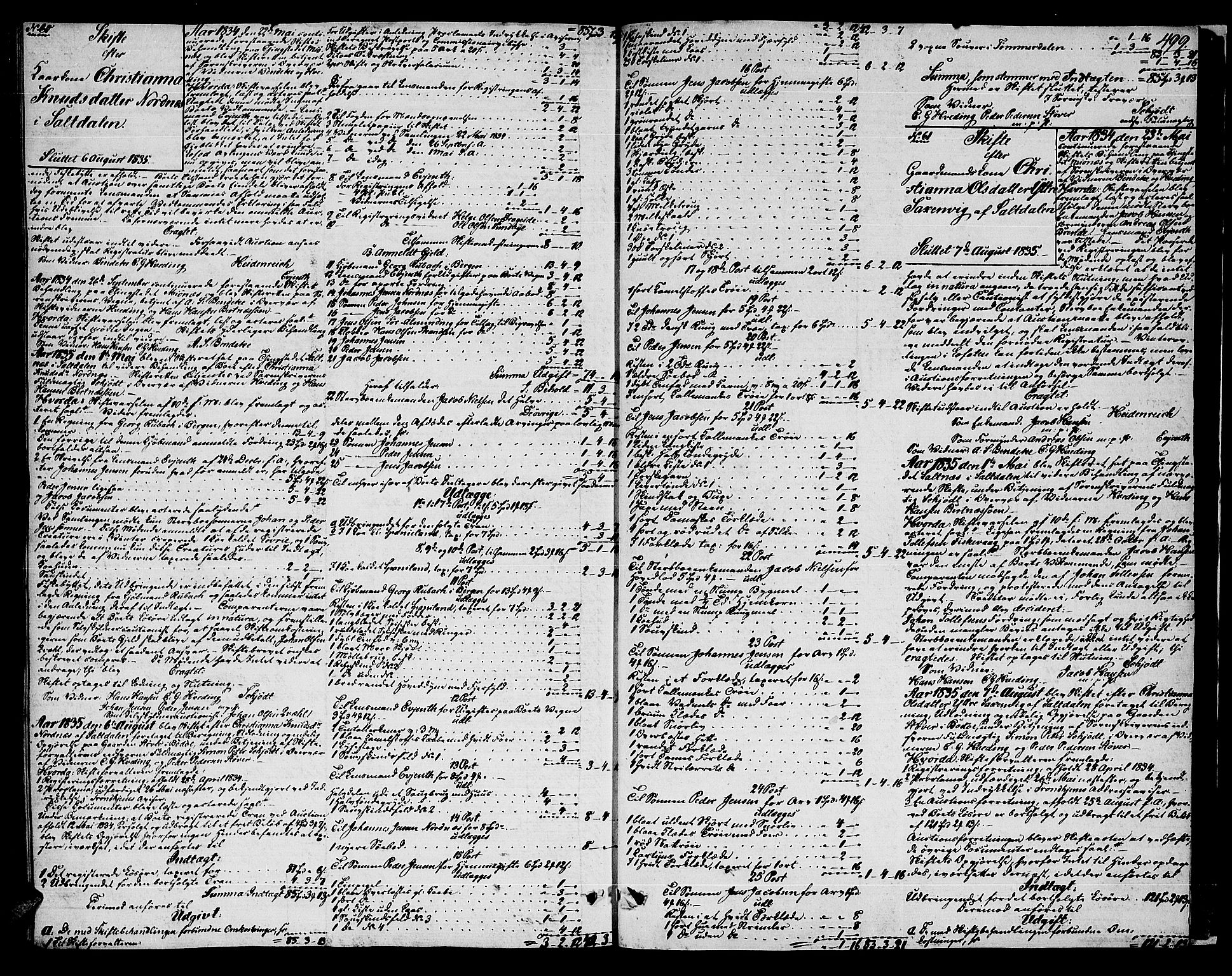 Salten sorenskriveri, AV/SAT-A-4578/1/3/3A/L0050: Skifteprotokoll 22b, 1832-1835, s. 498b-499a