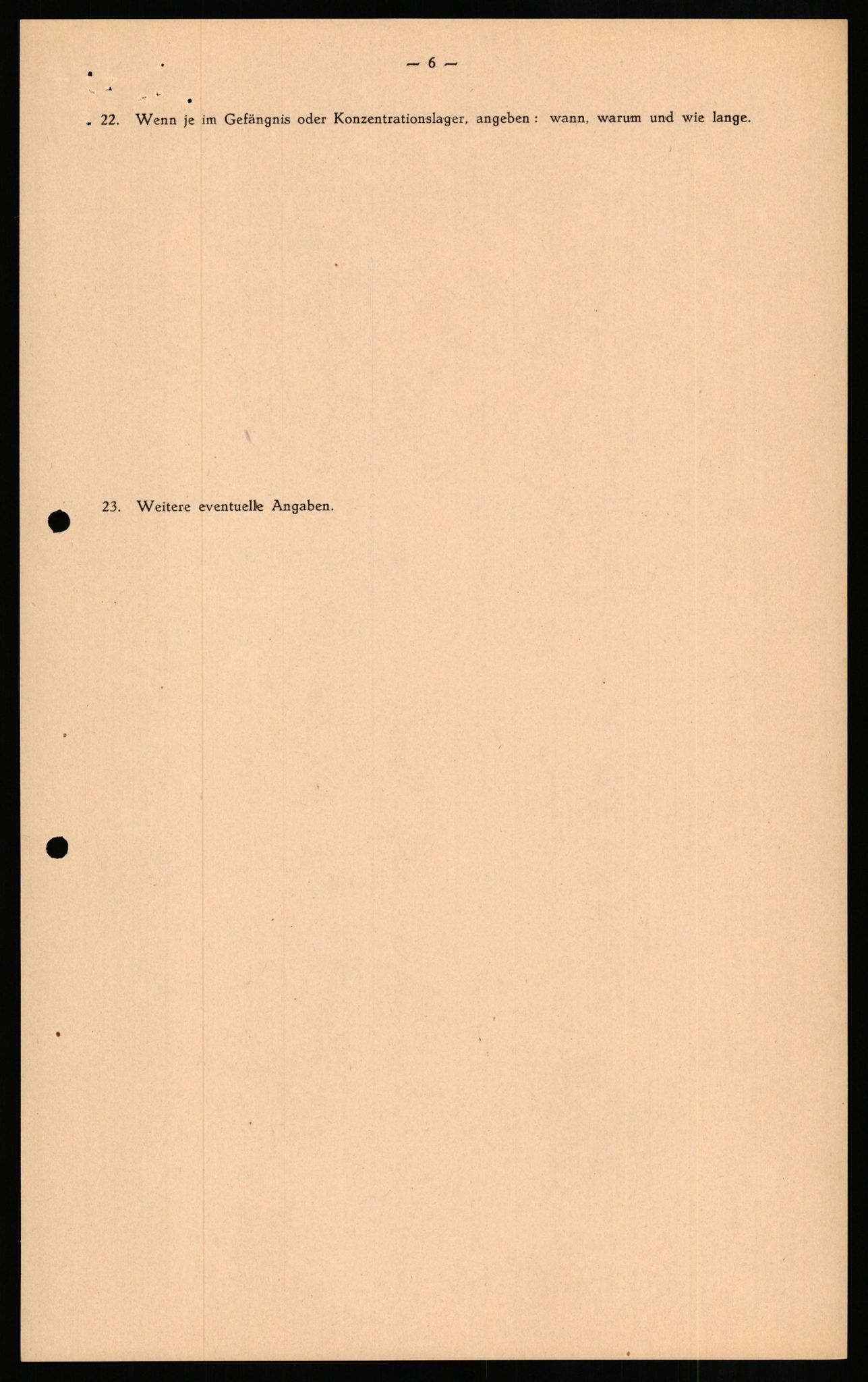 Forsvaret, Forsvarets overkommando II, AV/RA-RAFA-3915/D/Db/L0020: CI Questionaires. Tyske okkupasjonsstyrker i Norge. Tyskere., 1945-1946, s. 276