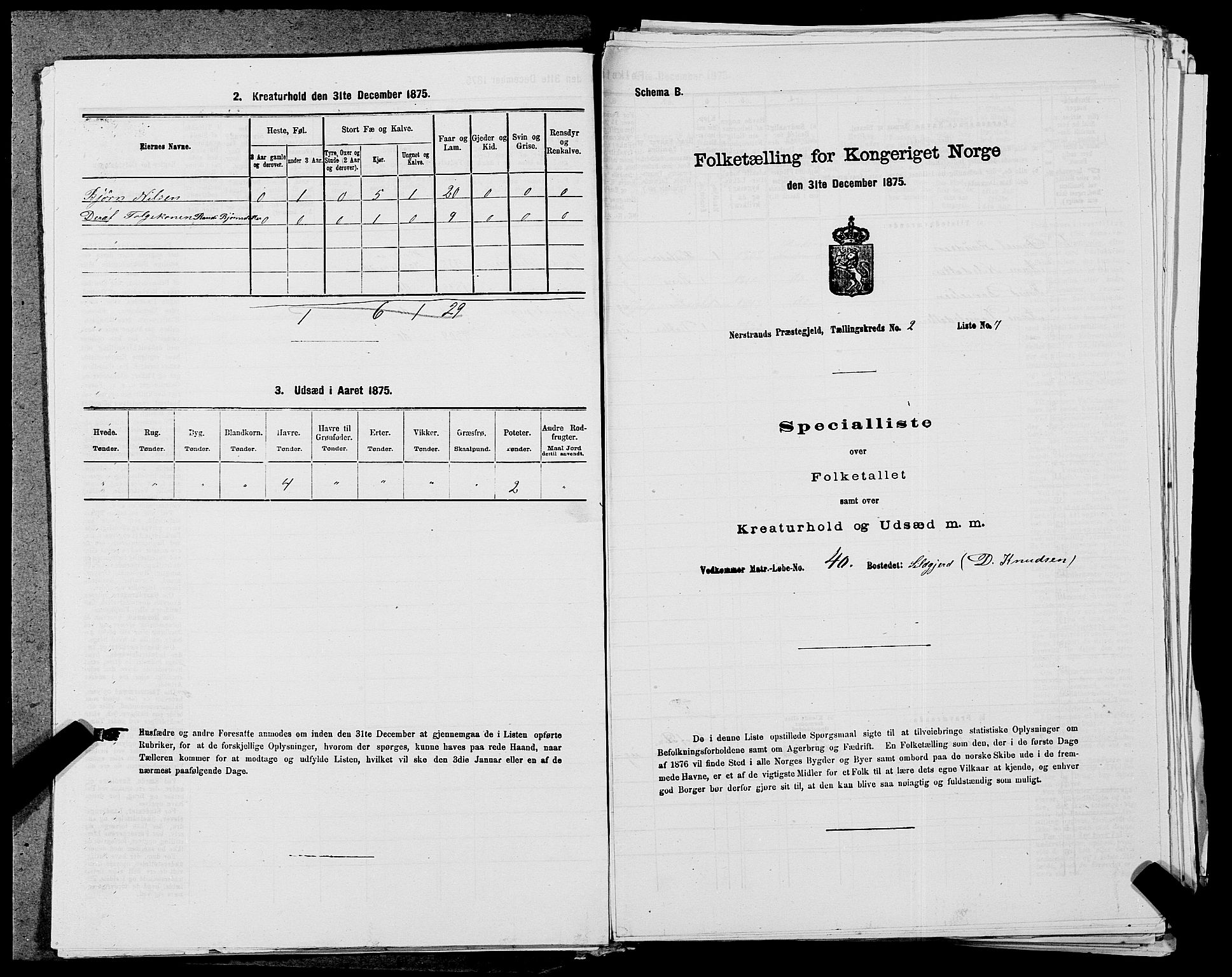 SAST, Folketelling 1875 for 1139P Nedstrand prestegjeld, 1875, s. 561