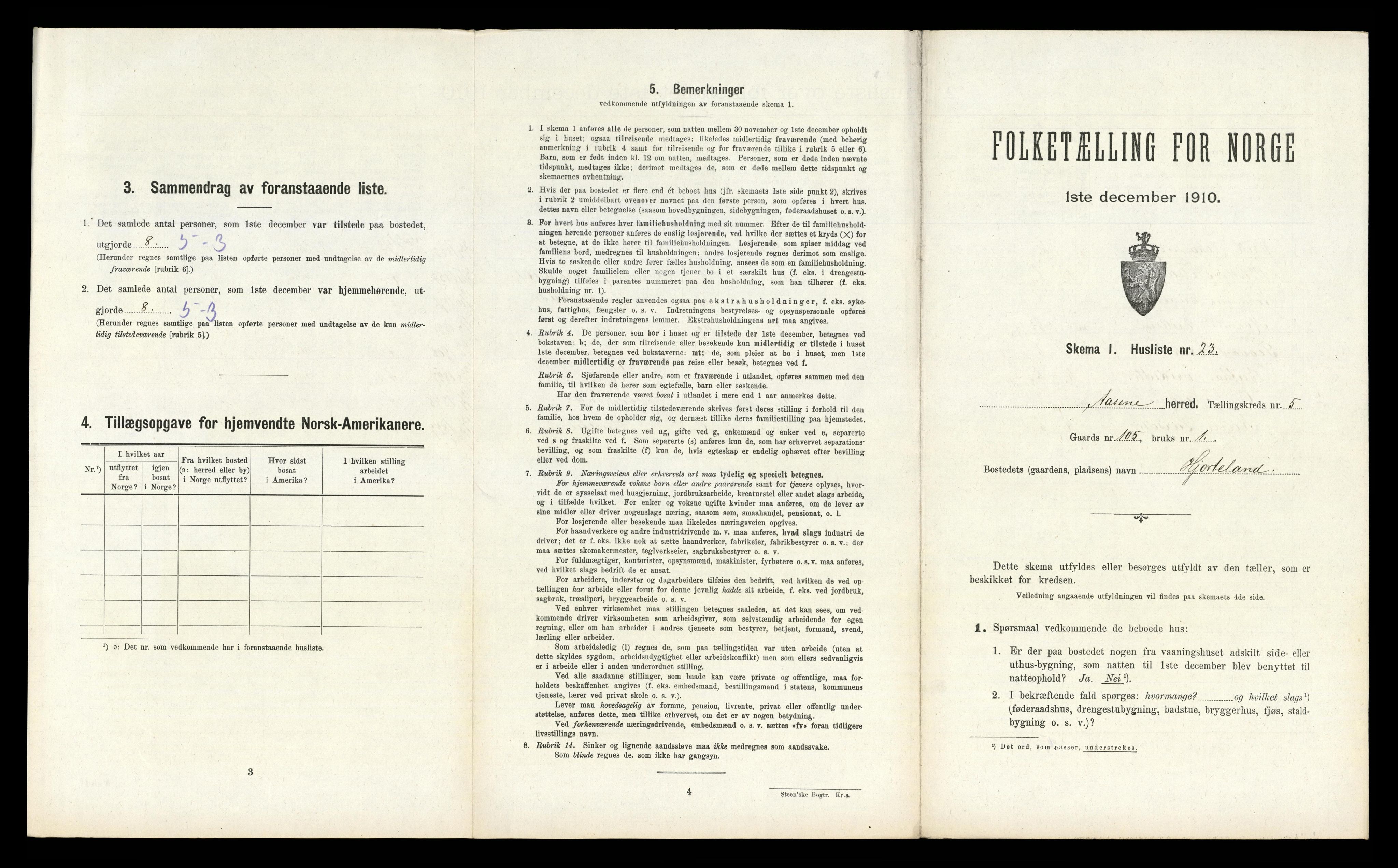 RA, Folketelling 1910 for 1255 Åsane herred, 1910, s. 291