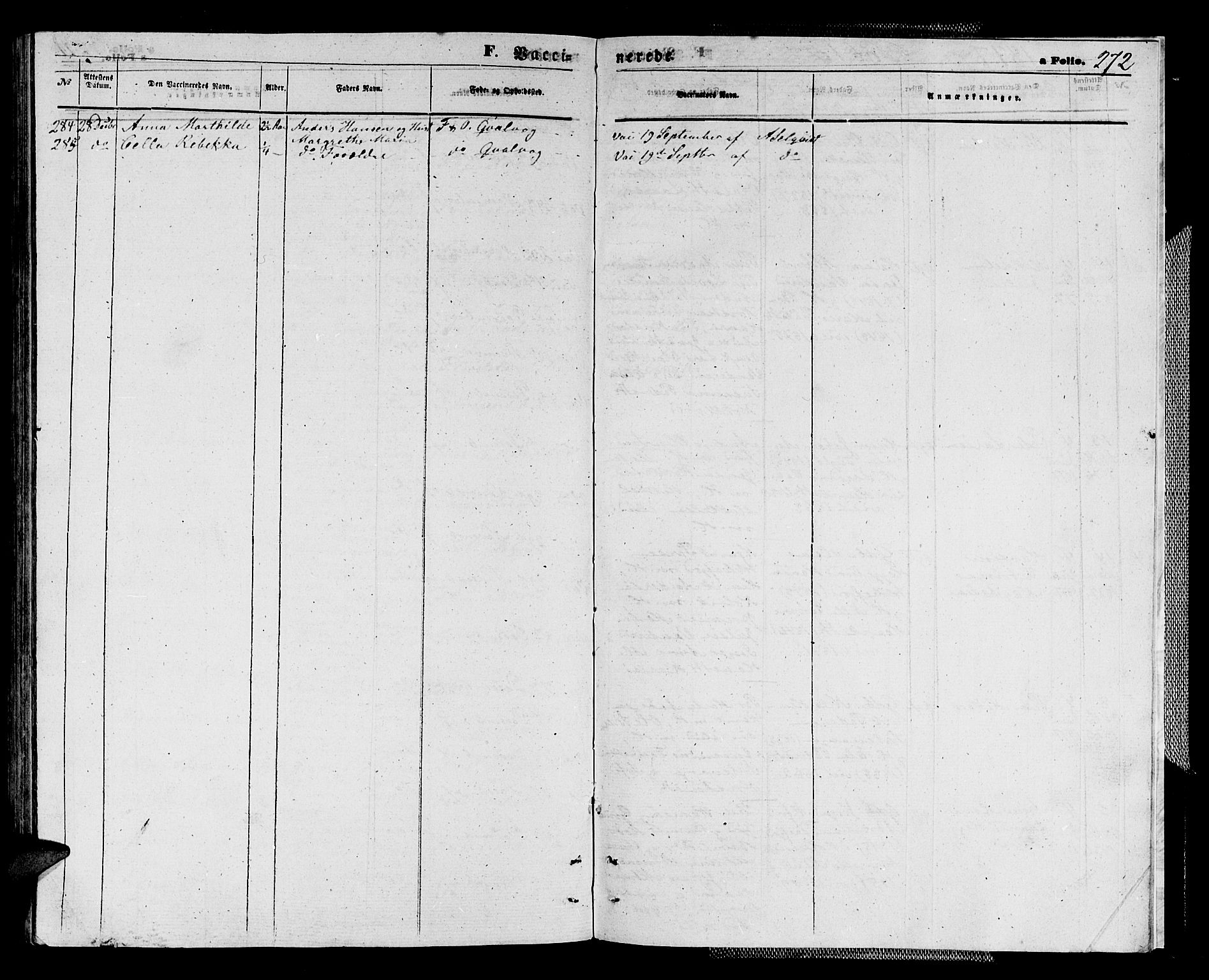 Karlsøy sokneprestembete, AV/SATØ-S-1299/H/Ha/Hab/L0003klokker: Klokkerbok nr. 3, 1862-1877, s. 272