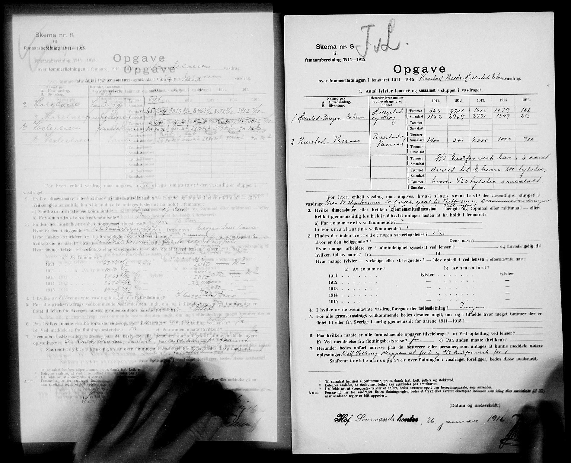 Statistisk sentralbyrå, Næringsøkonomiske emner, Generelt - Amtmennenes femårsberetninger, AV/RA-S-2233/F/Fa/L0121: --, 1911-1915, s. 3