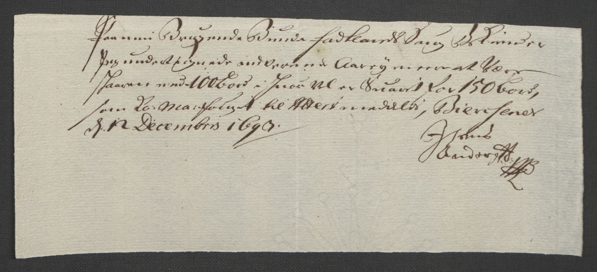 Rentekammeret inntil 1814, Reviderte regnskaper, Fogderegnskap, AV/RA-EA-4092/R48/L2974: Fogderegnskap Sunnhordland og Hardanger, 1693, s. 79
