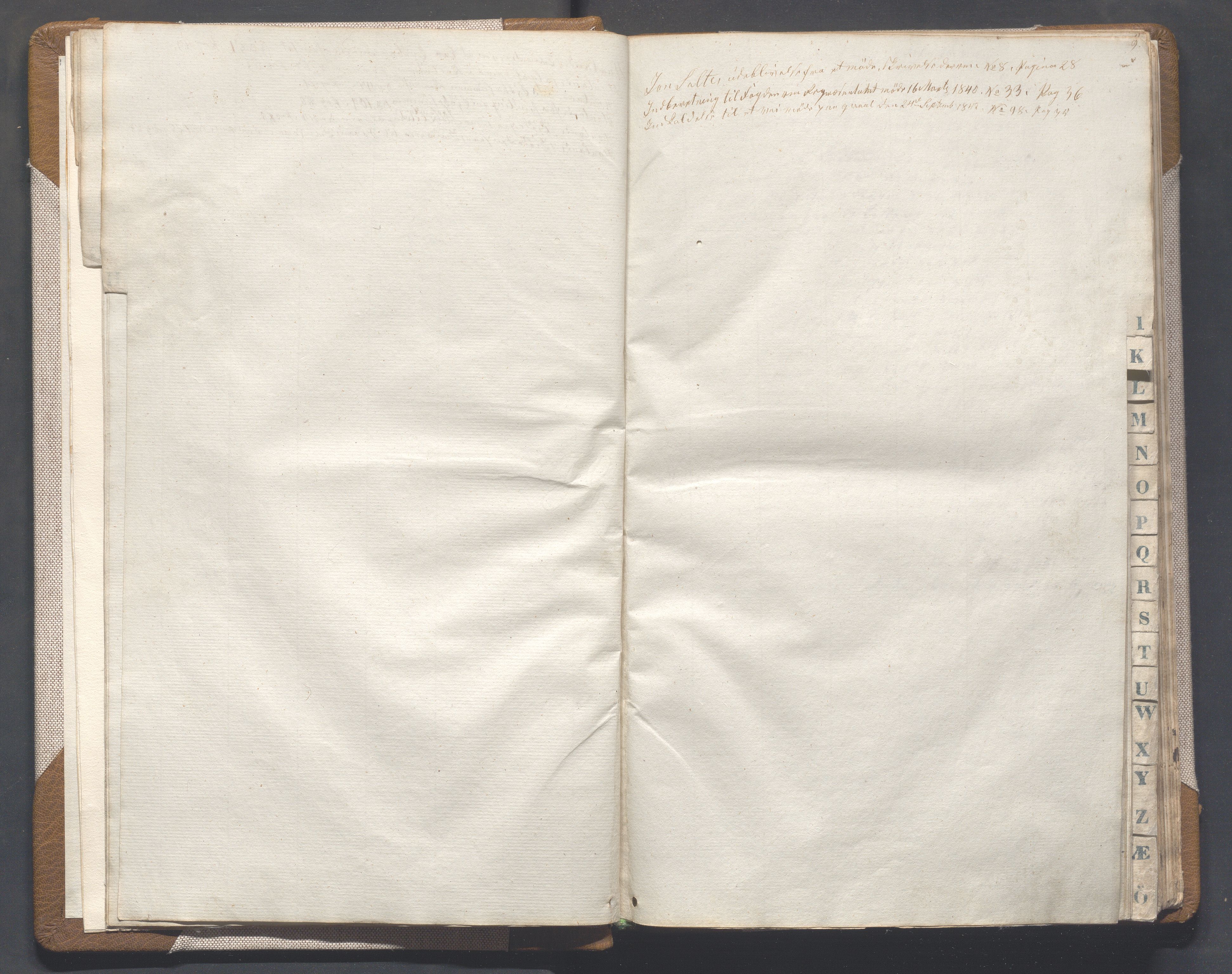 Klepp kommune - Formannskapet, IKAR/K-100277/B/L0001: Kopibok, 1837-1861, s. 9