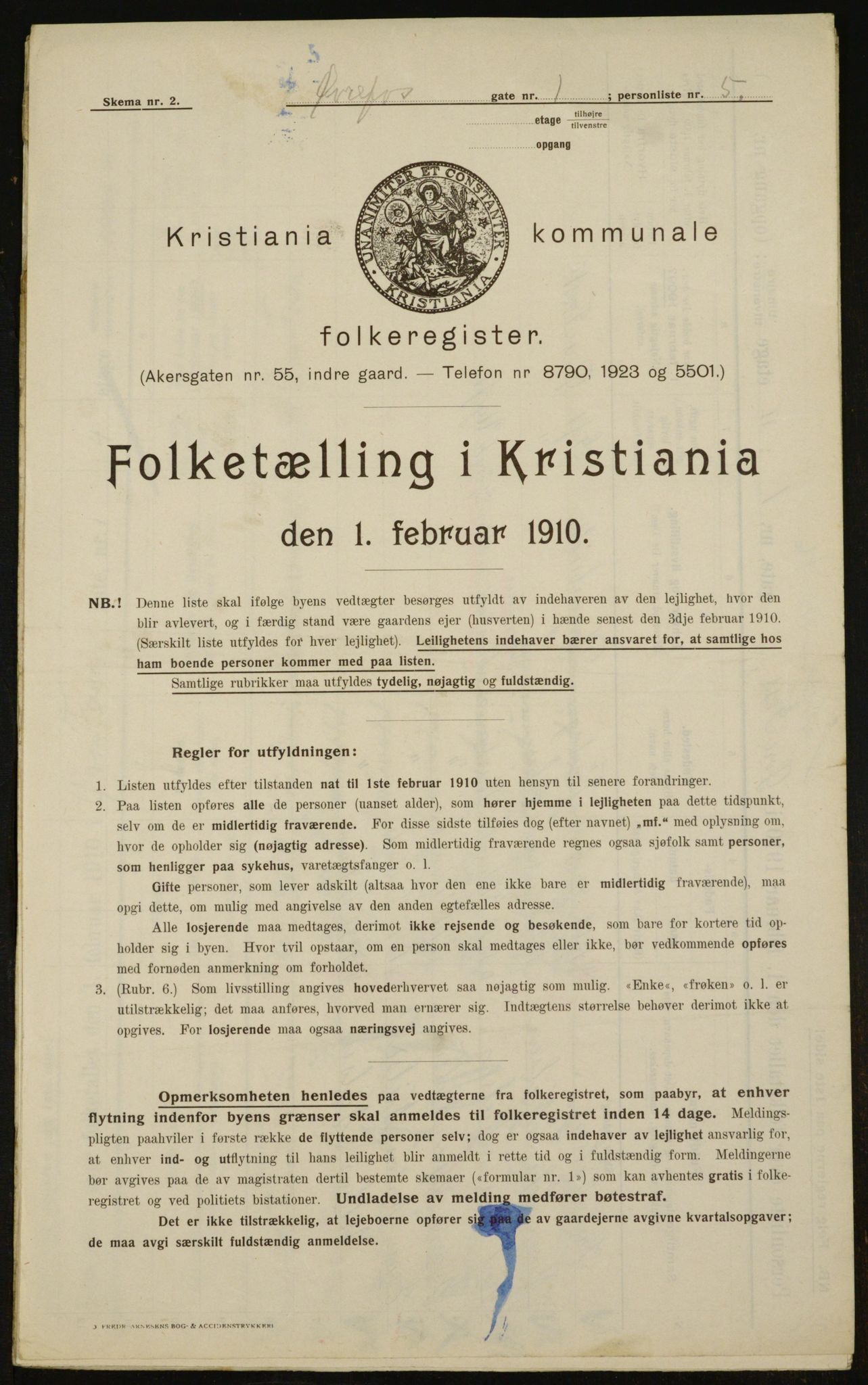 OBA, Kommunal folketelling 1.2.1910 for Kristiania, 1910, s. 122769