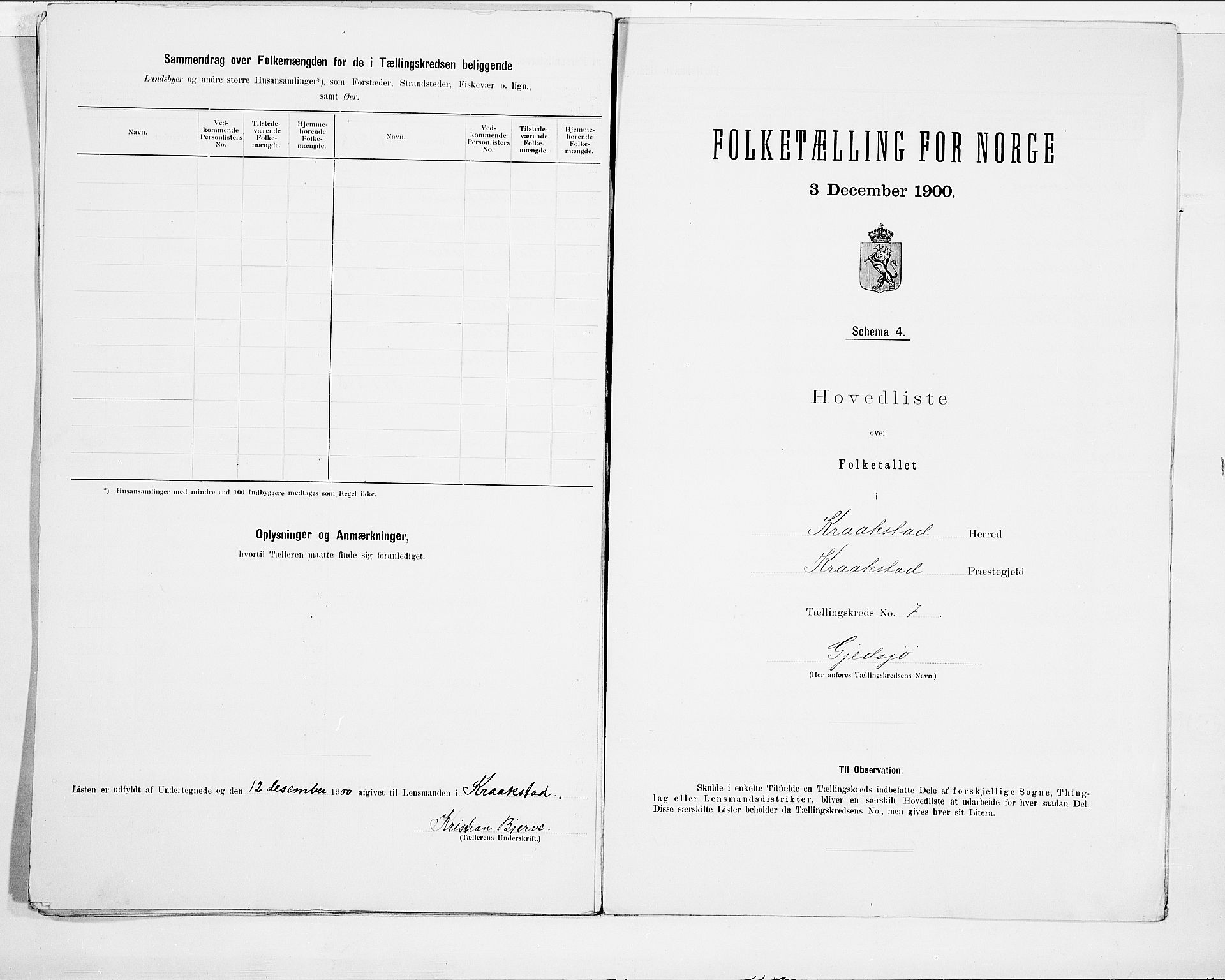 SAO, Folketelling 1900 for 0212 Kråkstad herred, 1900, s. 16