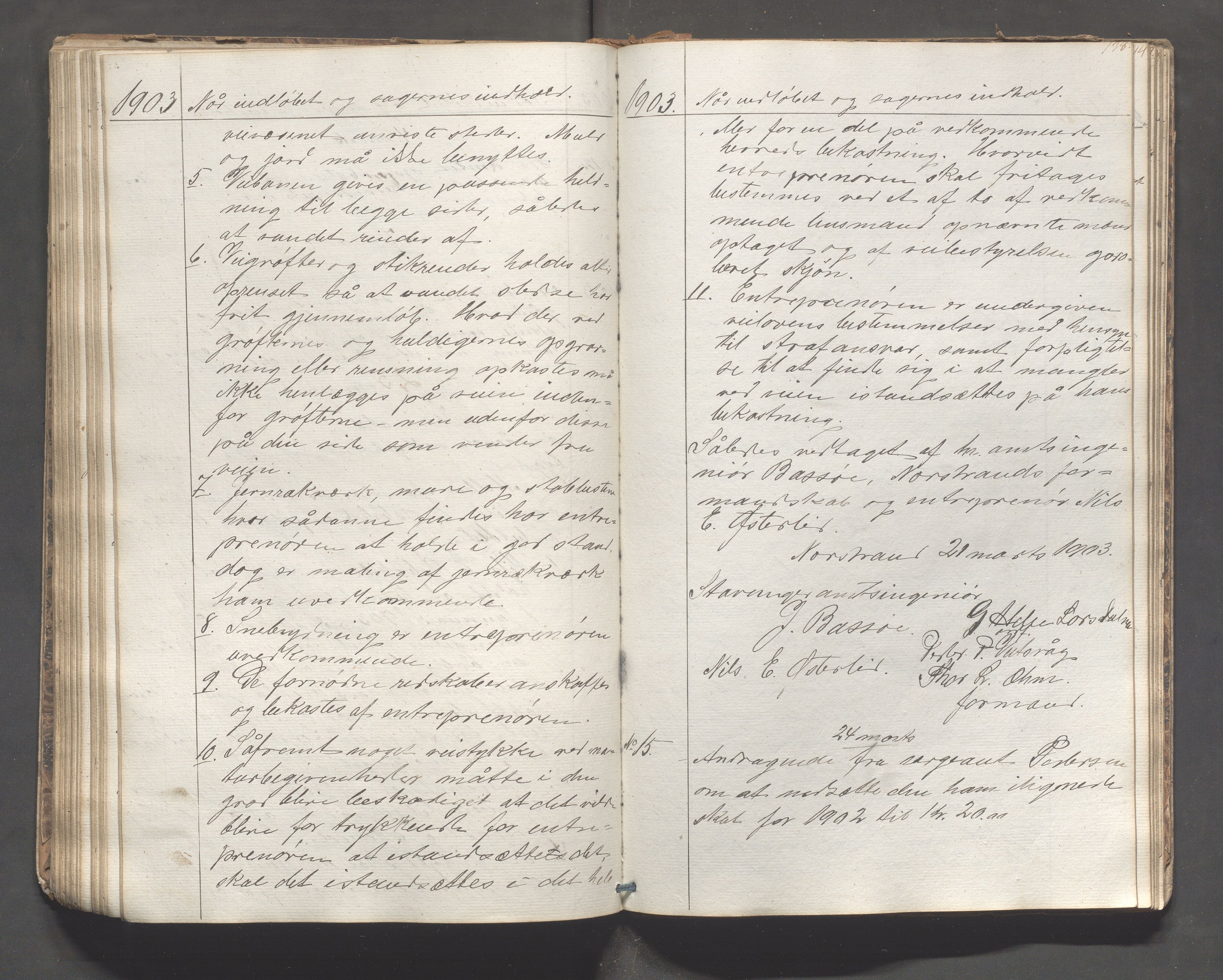 Nedstrand kommune - Formannskapet, IKAR/K-100244/C/L0001: Journal, 1837-1908, s. 138