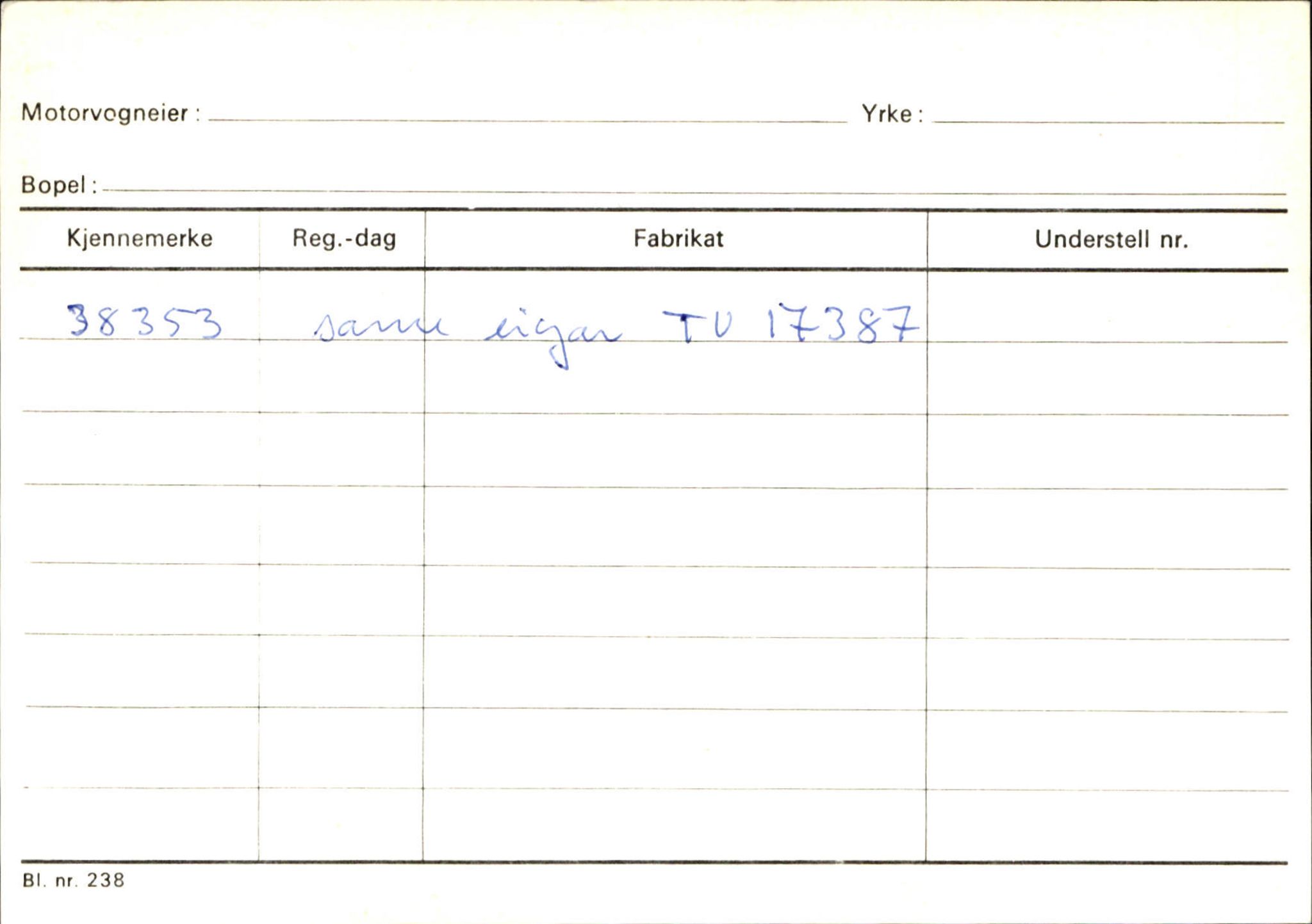 Statens vegvesen, Sogn og Fjordane vegkontor, SAB/A-5301/4/F/L0125: Eigarregister Sogndal V-Å. Aurland A-Å. Fjaler A-N, 1945-1975, s. 672