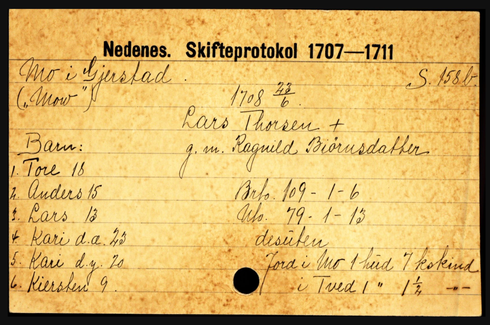 Nedenes sorenskriveri før 1824, AV/SAK-1221-0007/H, s. 19961