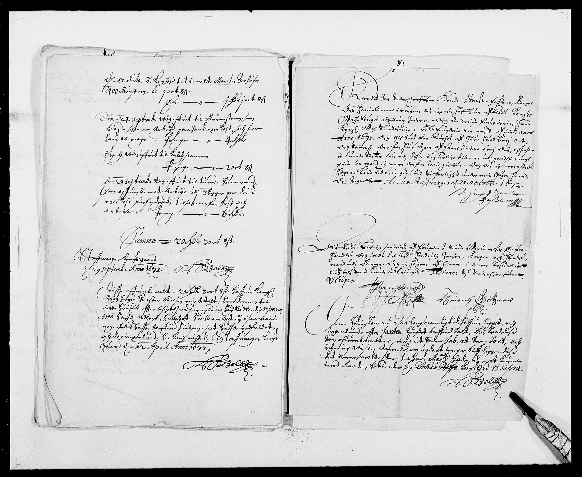 Rentekammeret inntil 1814, Reviderte regnskaper, Fogderegnskap, RA/EA-4092/R46/L2713: Fogderegnskap Jæren og Dalane, 1671-1672, s. 132