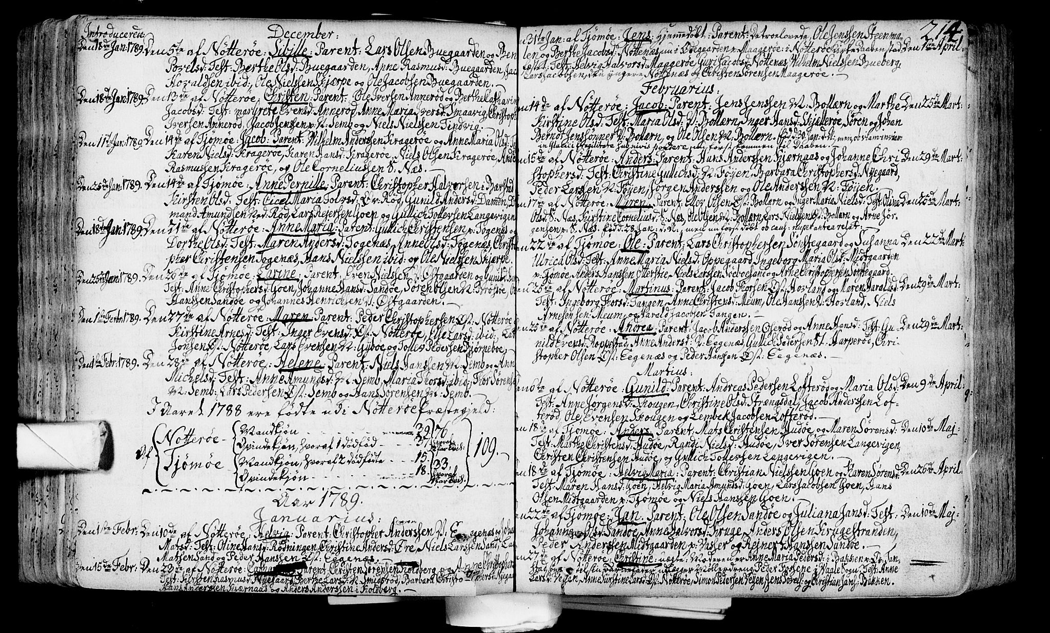 Nøtterøy kirkebøker, AV/SAKO-A-354/F/Fa/L0002: Ministerialbok nr. I 2, 1738-1790, s. 214