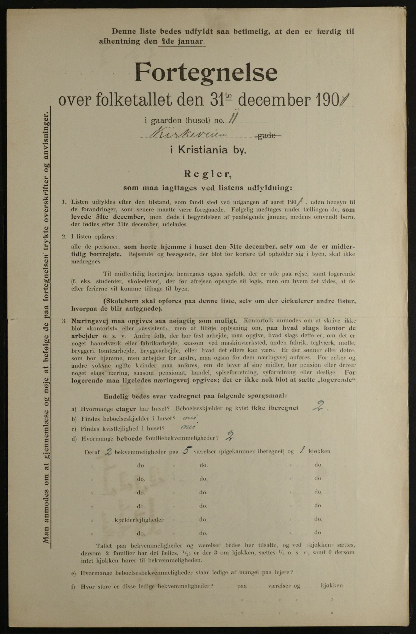 OBA, Kommunal folketelling 31.12.1901 for Kristiania kjøpstad, 1901, s. 7991