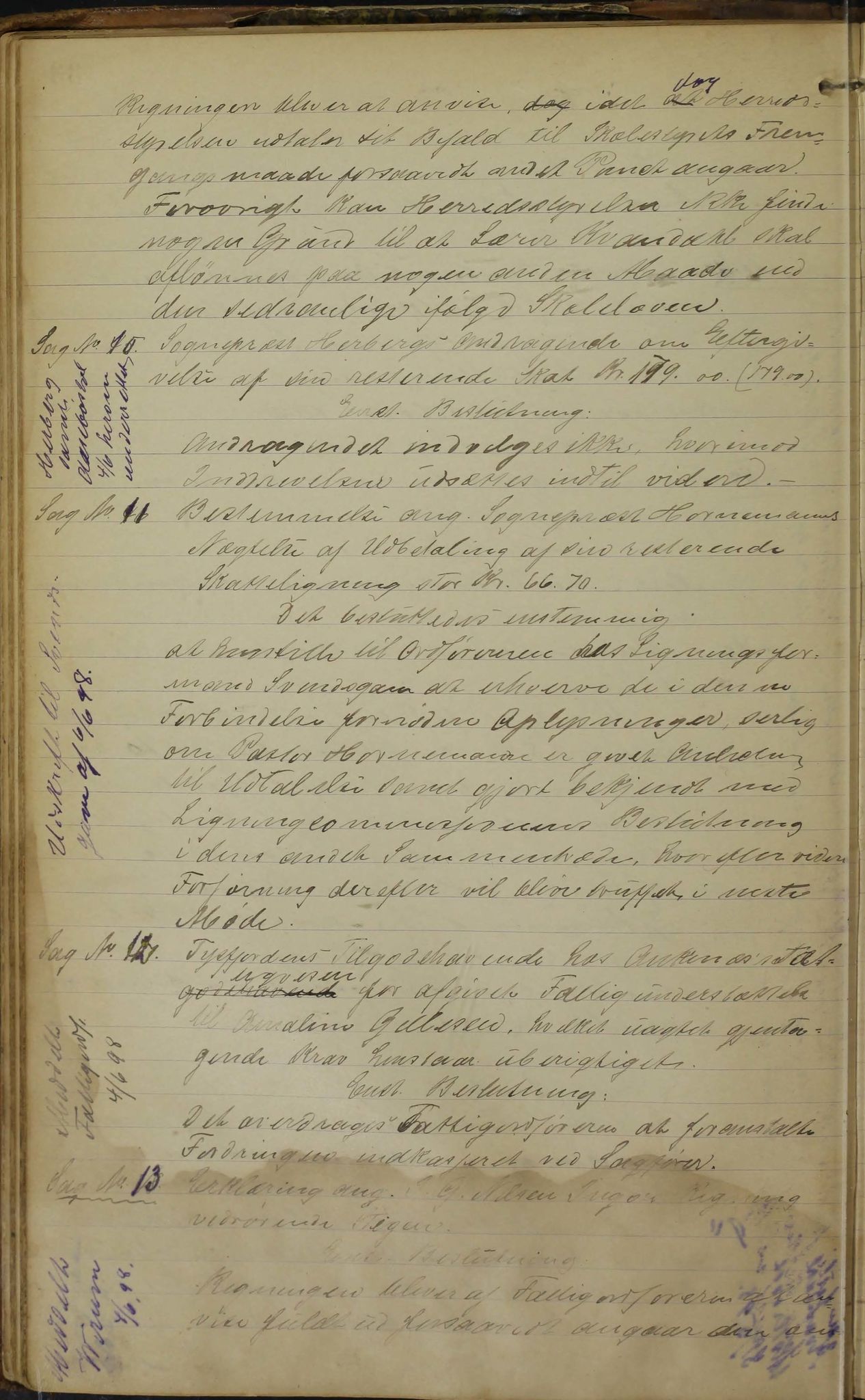 Tysfjord kommune. Formannskapet, AIN/K-18500.150/100/L0002: Forhandlingsprotokoll for Tysfjordens formandskap, 1895-1912