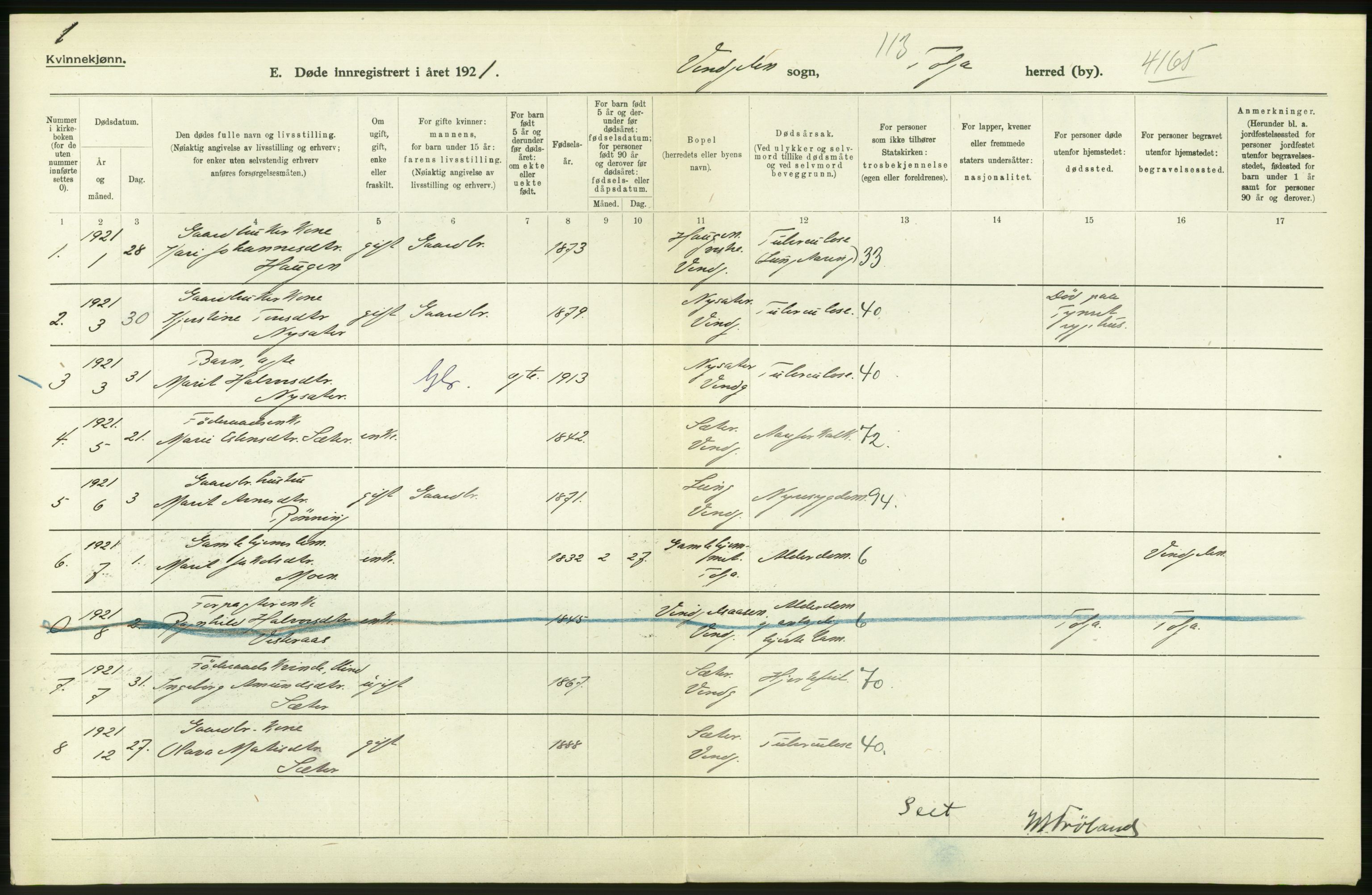 Statistisk sentralbyrå, Sosiodemografiske emner, Befolkning, RA/S-2228/D/Df/Dfc/Dfca/L0015: Hedemark fylke: Levendefødte menn og kvinner. Byer, 1921, s. 754