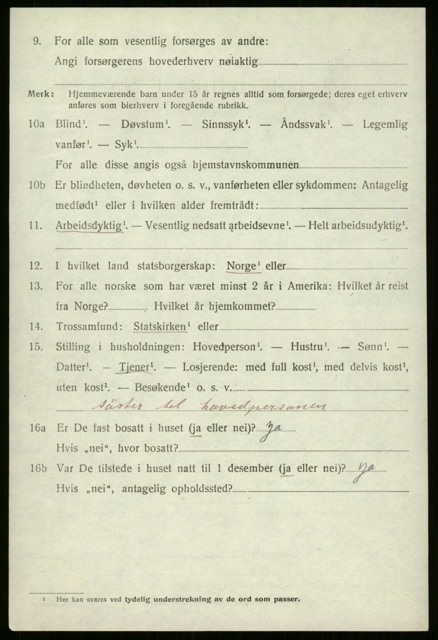 SAB, Folketelling 1920 for 1446 Breim herred, 1920, s. 996