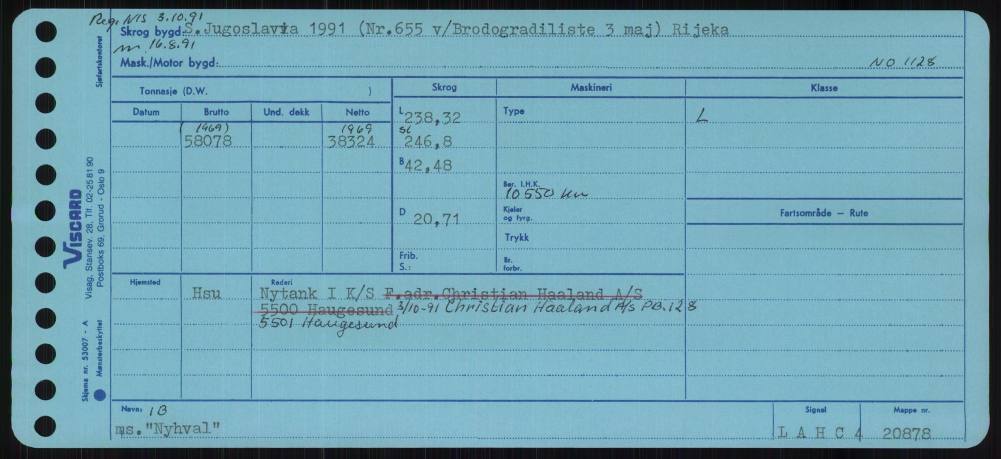 Sjøfartsdirektoratet med forløpere, Skipsmålingen, RA/S-1627/H/Ha/L0004/0001: Fartøy, Mas-R / Fartøy, Mas-Odd, s. 921