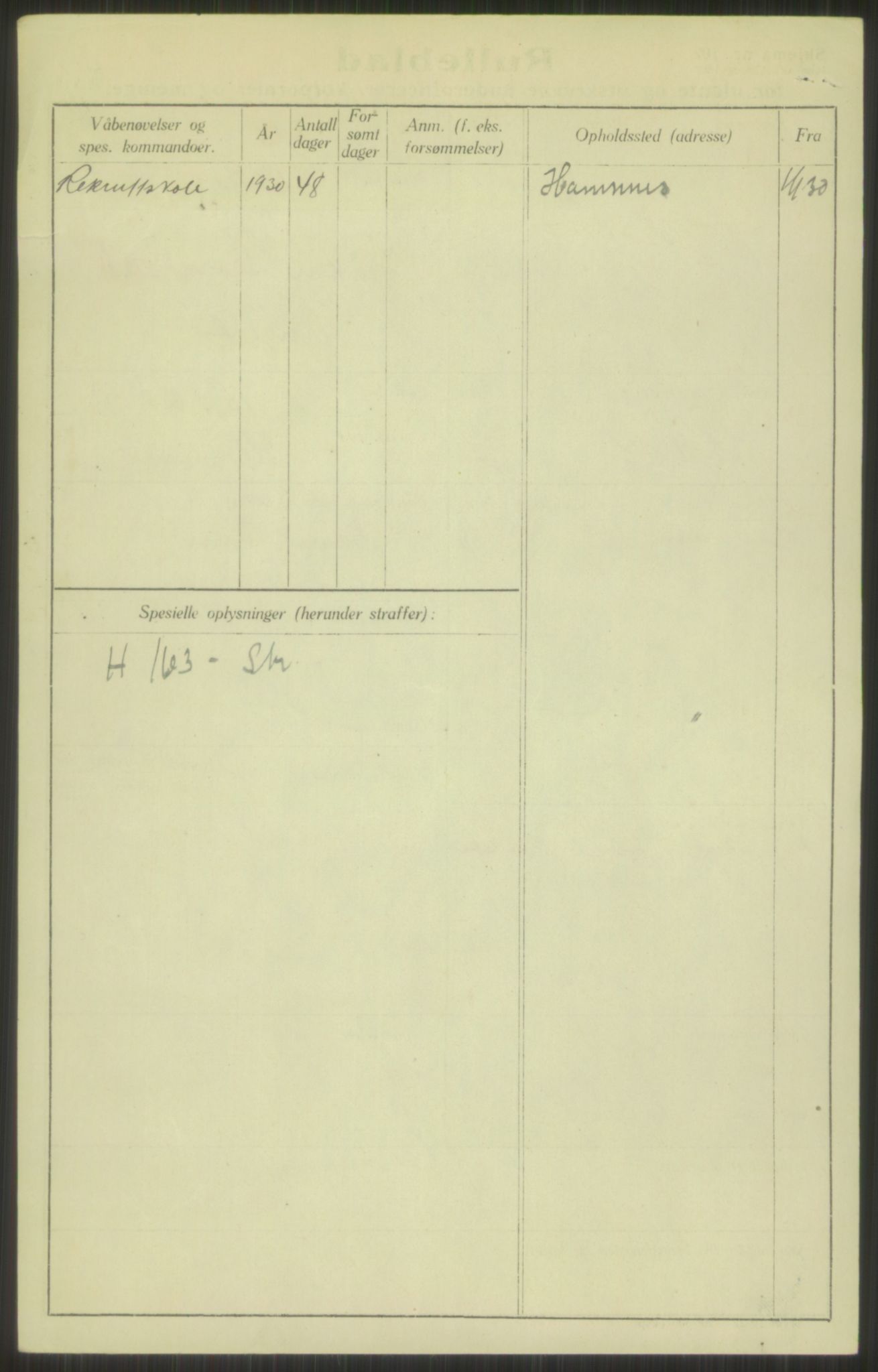 Forsvaret, Troms infanteriregiment nr. 16, AV/RA-RAFA-3146/P/Pa/L0014: Rulleblad for regimentets menige mannskaper, årsklasse 1930, 1930, s. 36