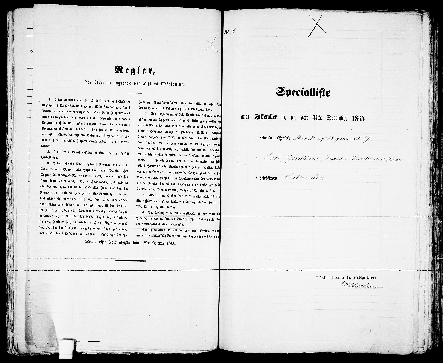 RA, Folketelling 1865 for 0901B Risør prestegjeld, Risør kjøpstad, 1865, s. 159