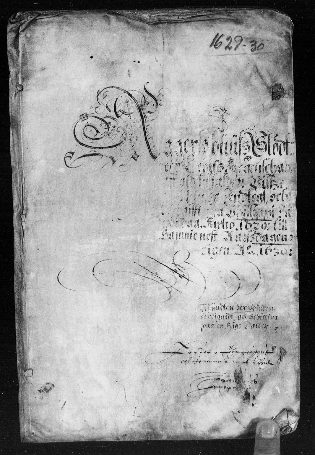 Rentekammeret inntil 1814, Reviderte regnskaper, Lensregnskaper, RA/EA-5023/R/Rb/Rba/L0094: Akershus len, 1618-1630
