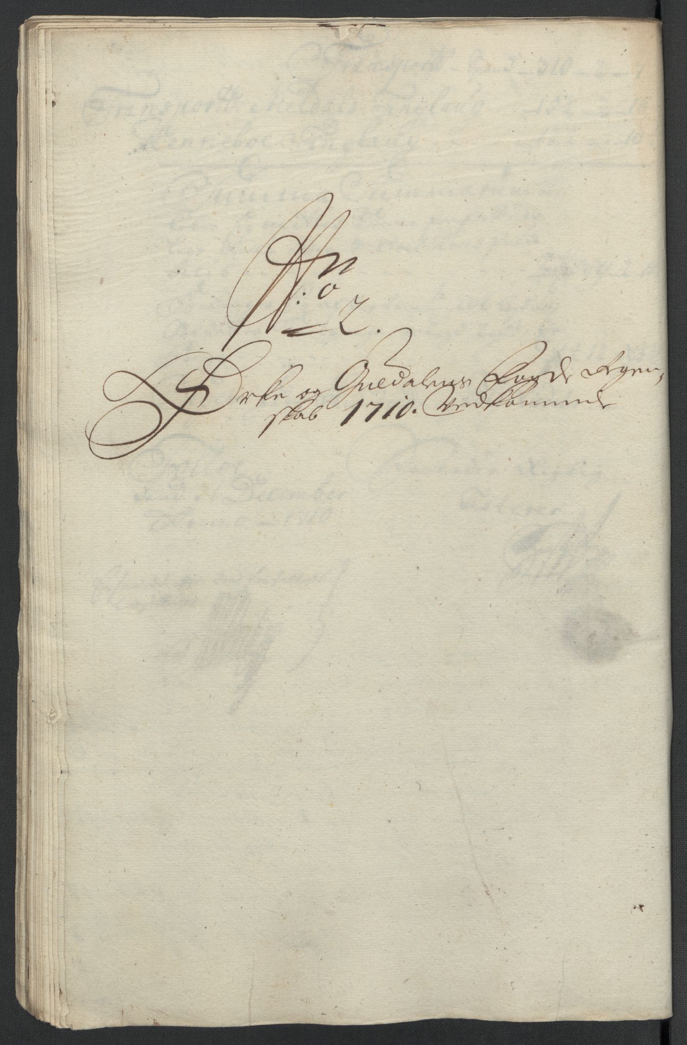 Rentekammeret inntil 1814, Reviderte regnskaper, Fogderegnskap, AV/RA-EA-4092/R60/L3960: Fogderegnskap Orkdal og Gauldal, 1710, s. 111